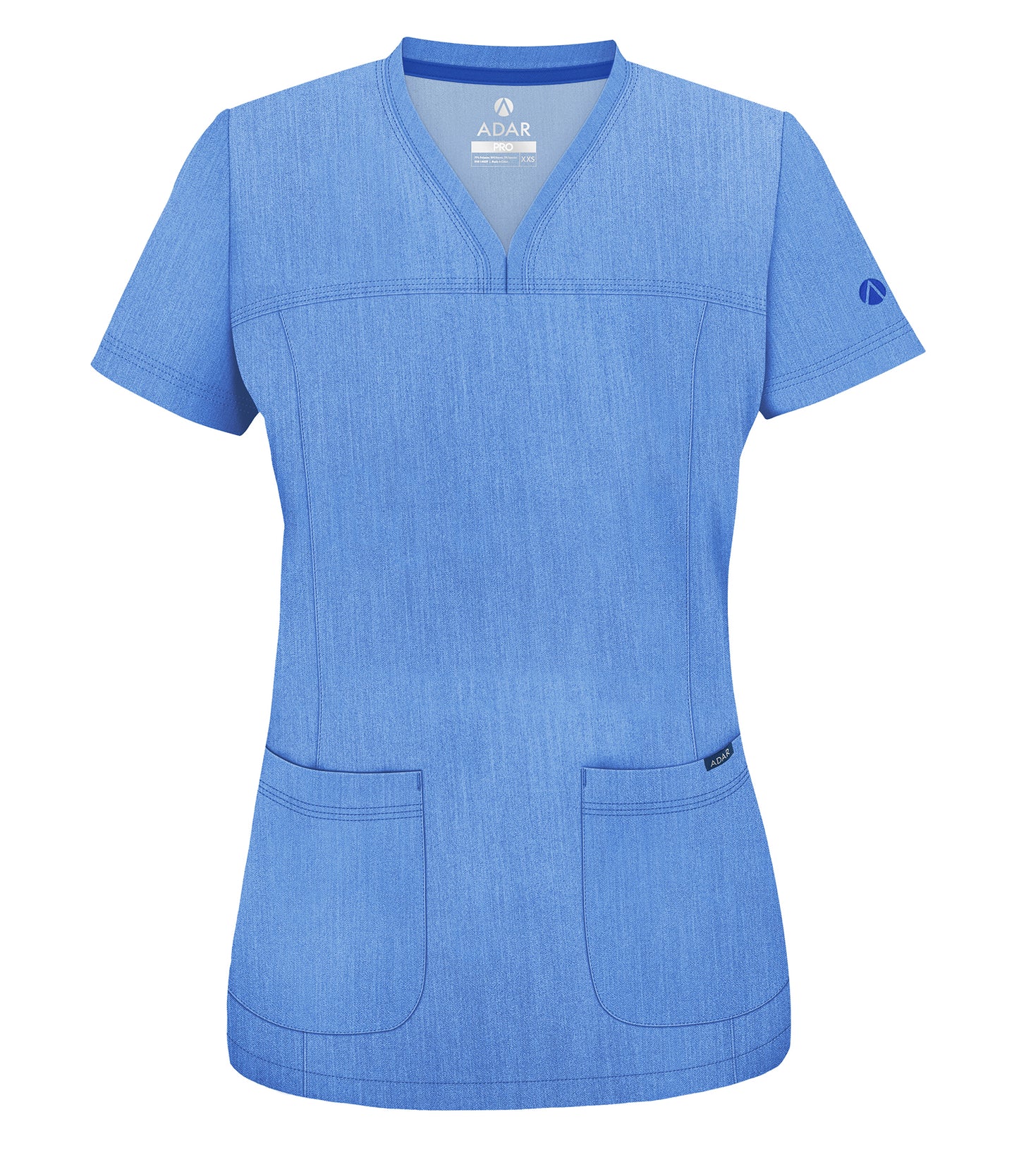ADAR Pro Women's Sweetheart V-neck Scrub Top