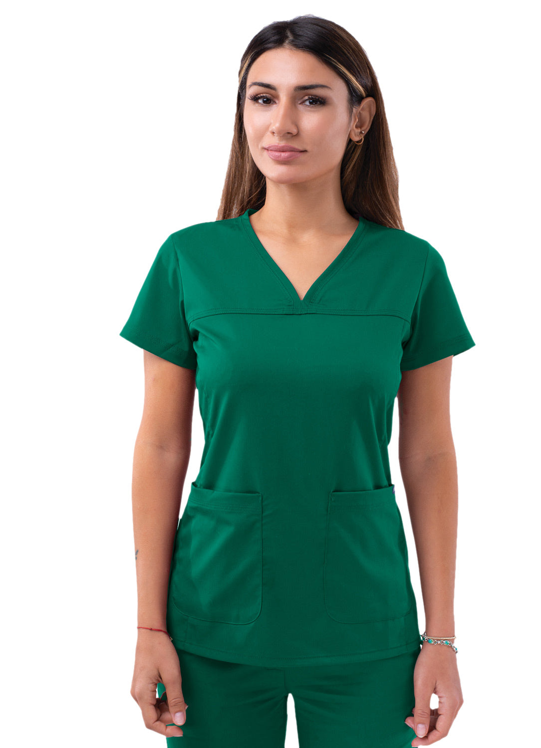 ADAR Pro Women's Sweetheart V-neck Scrub Top (More Color)