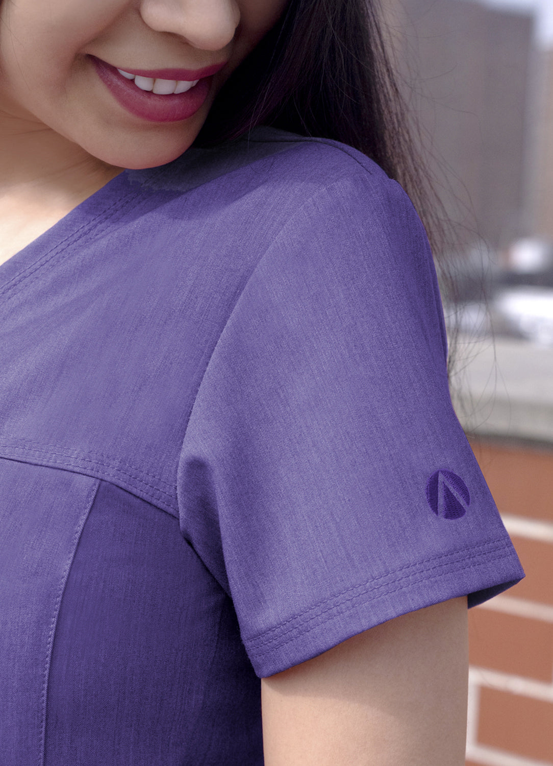 ADAR Pro Women's Sweetheart V-neck Scrub Top (More Color)