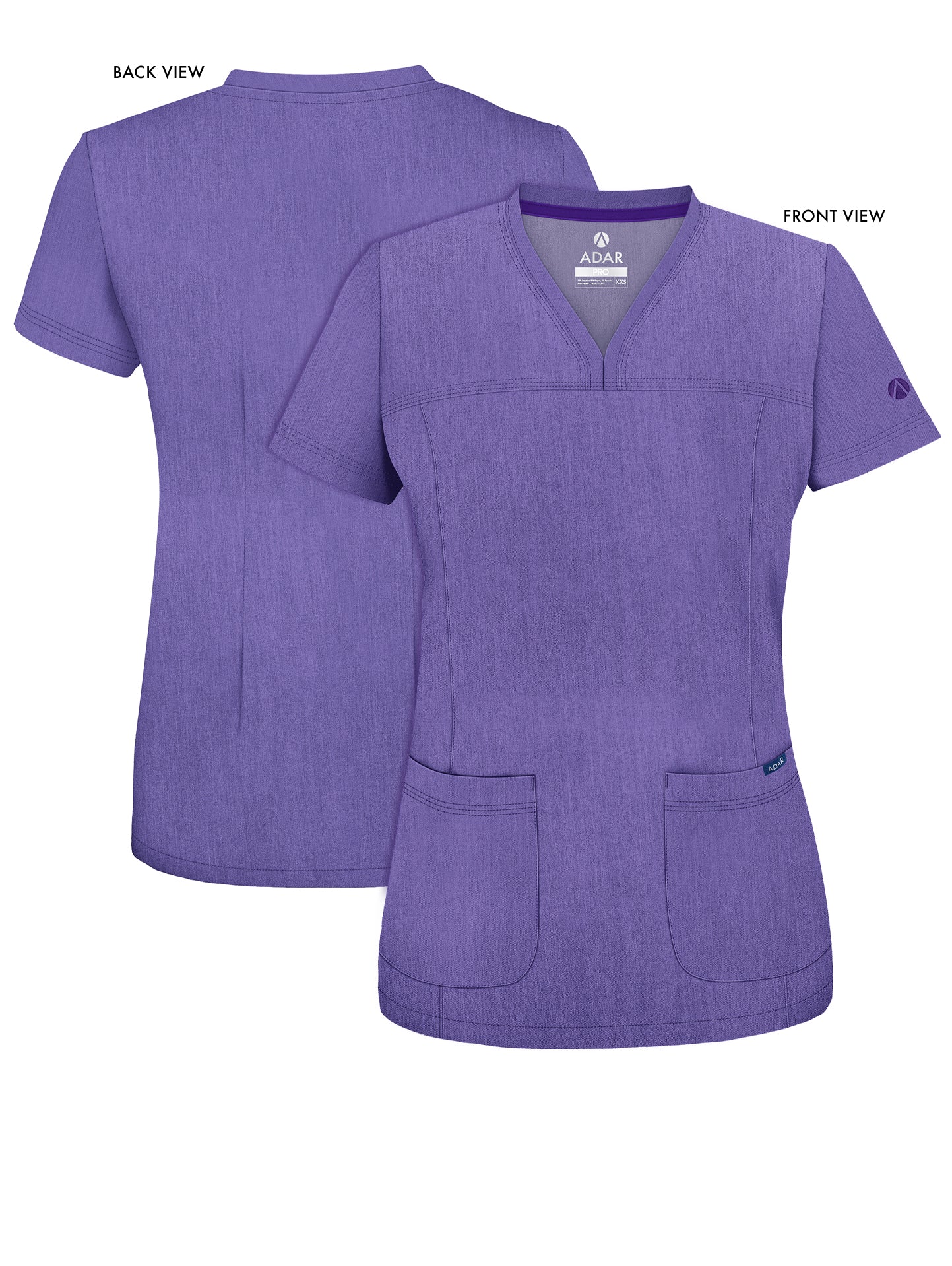 ADAR Pro Women's Sweetheart V-neck Scrub Top (More Color)
