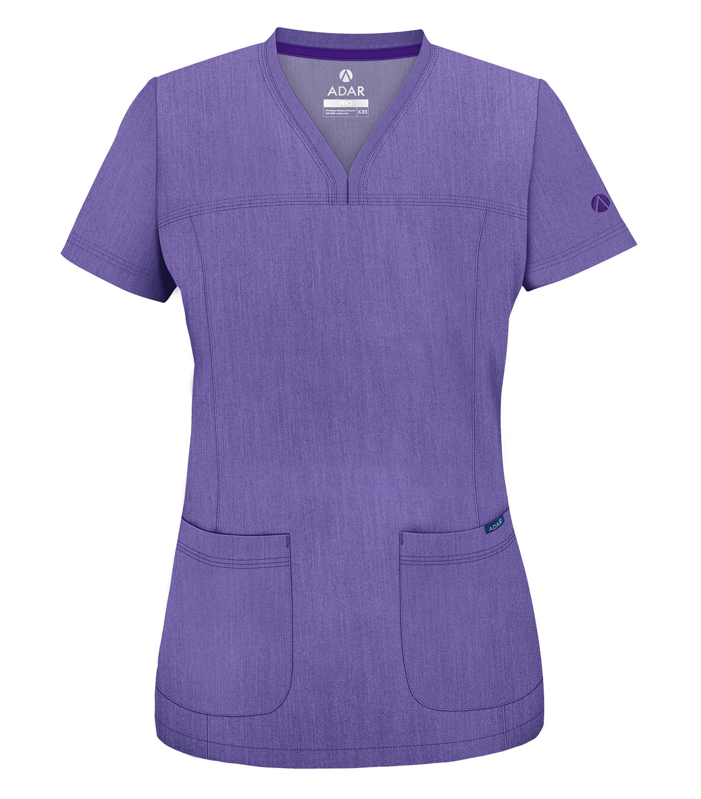 ADAR Pro Women's Sweetheart V-neck Scrub Top (More Color)
