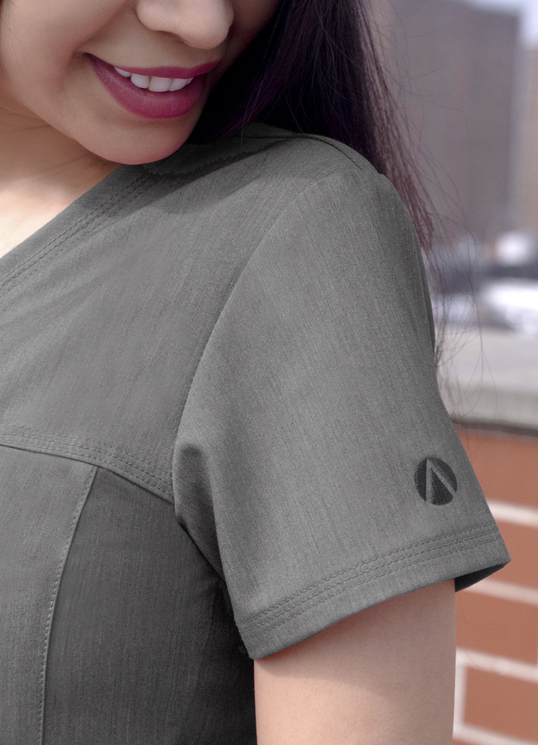 ADAR Pro Women's Sweetheart V-neck Scrub Top (More Color)