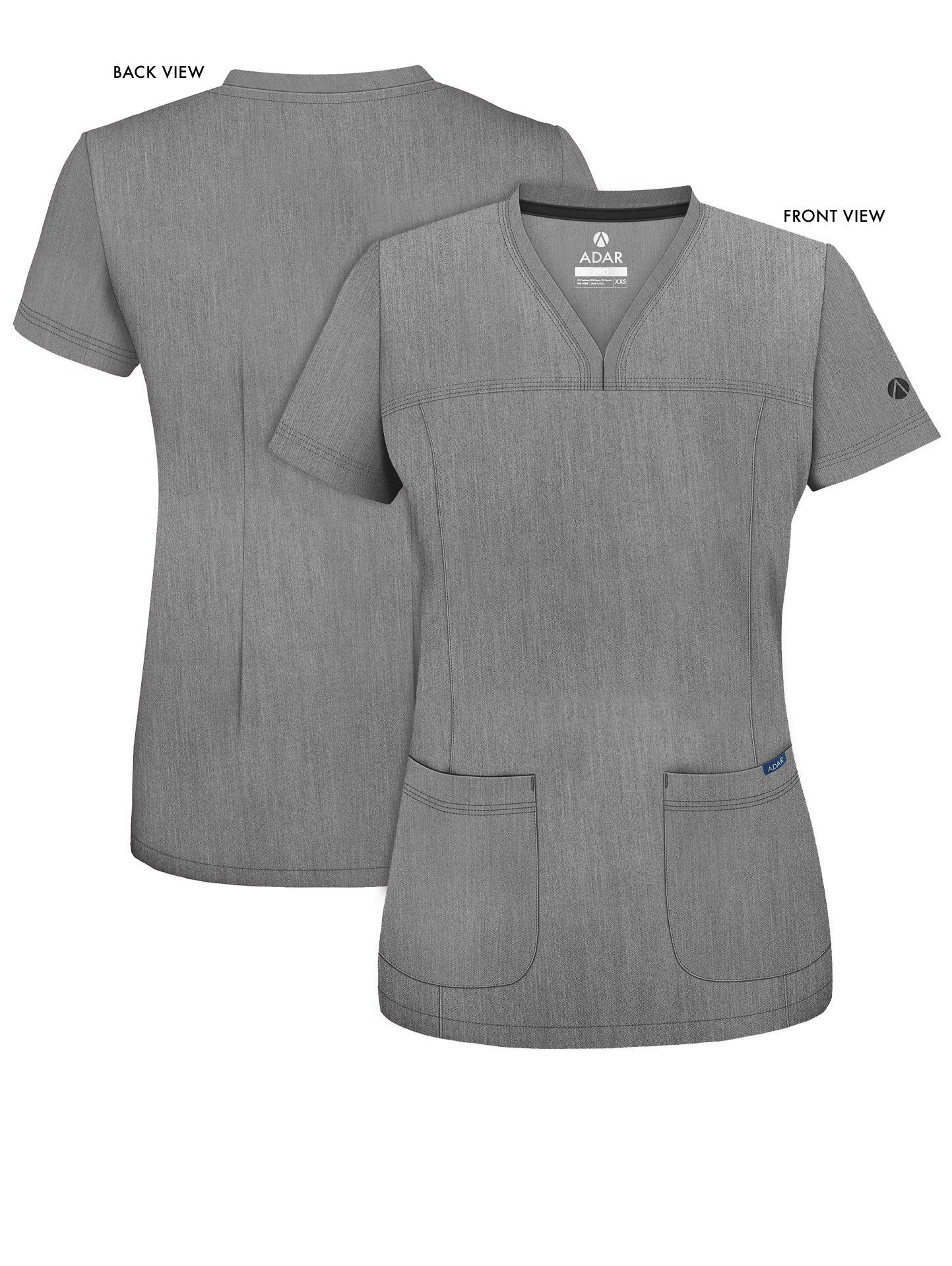 ADAR Pro Women's Sweetheart V-neck Scrub Top (More Color)
