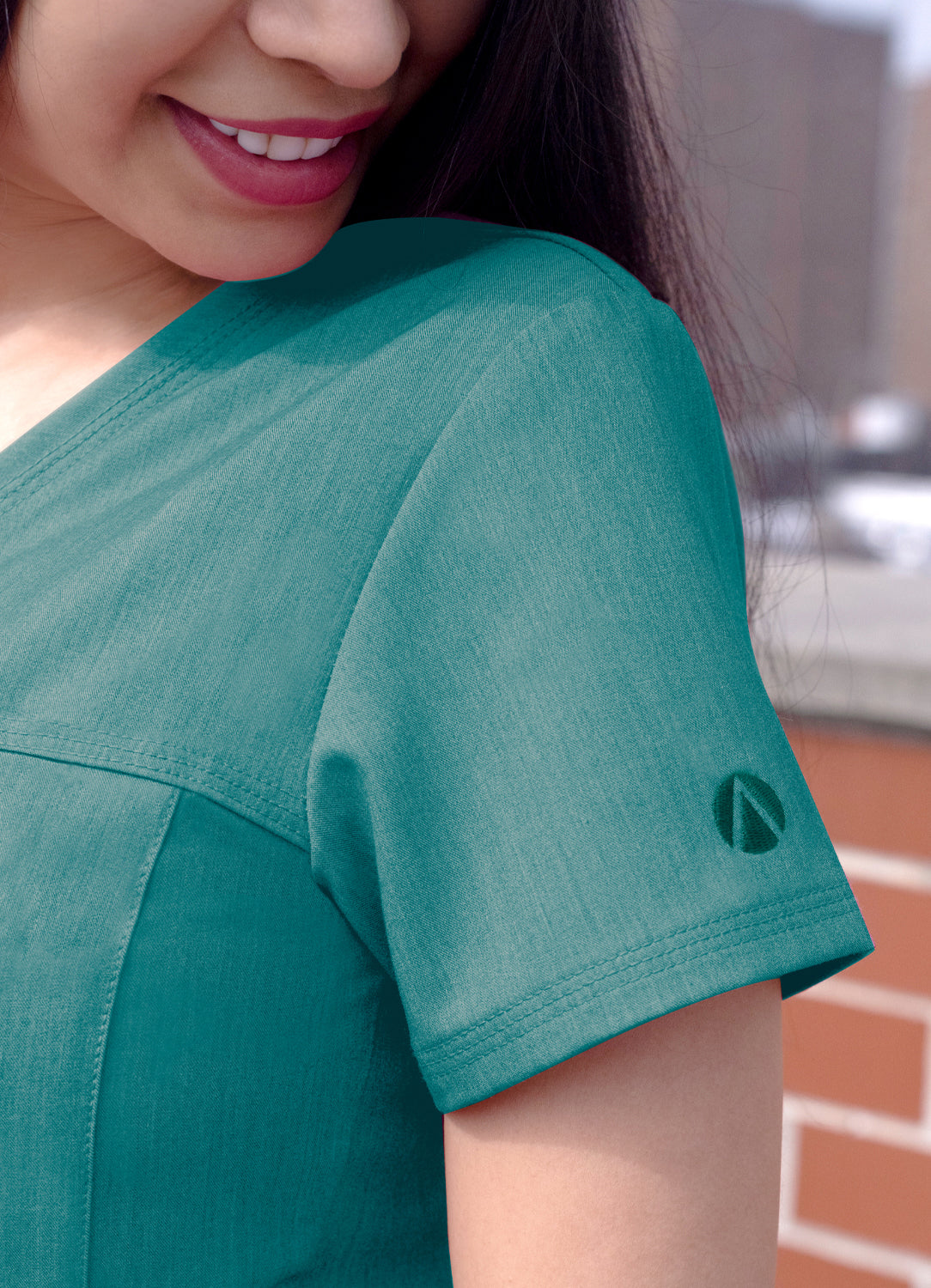 ADAR Pro Women's Sweetheart V-neck Scrub Top (More Color)