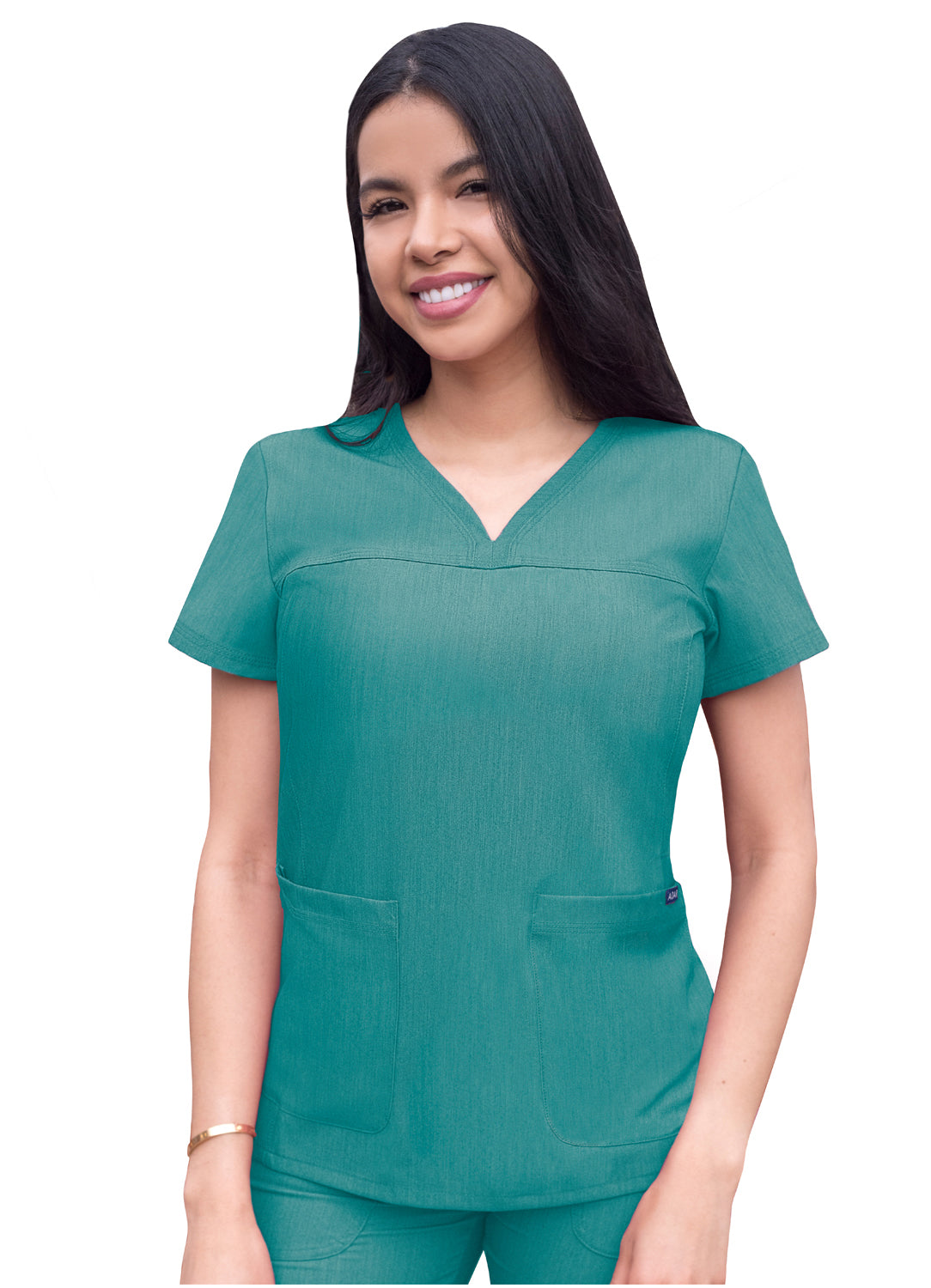 ADAR Pro Women's Sweetheart V-neck Scrub Top (More Color)