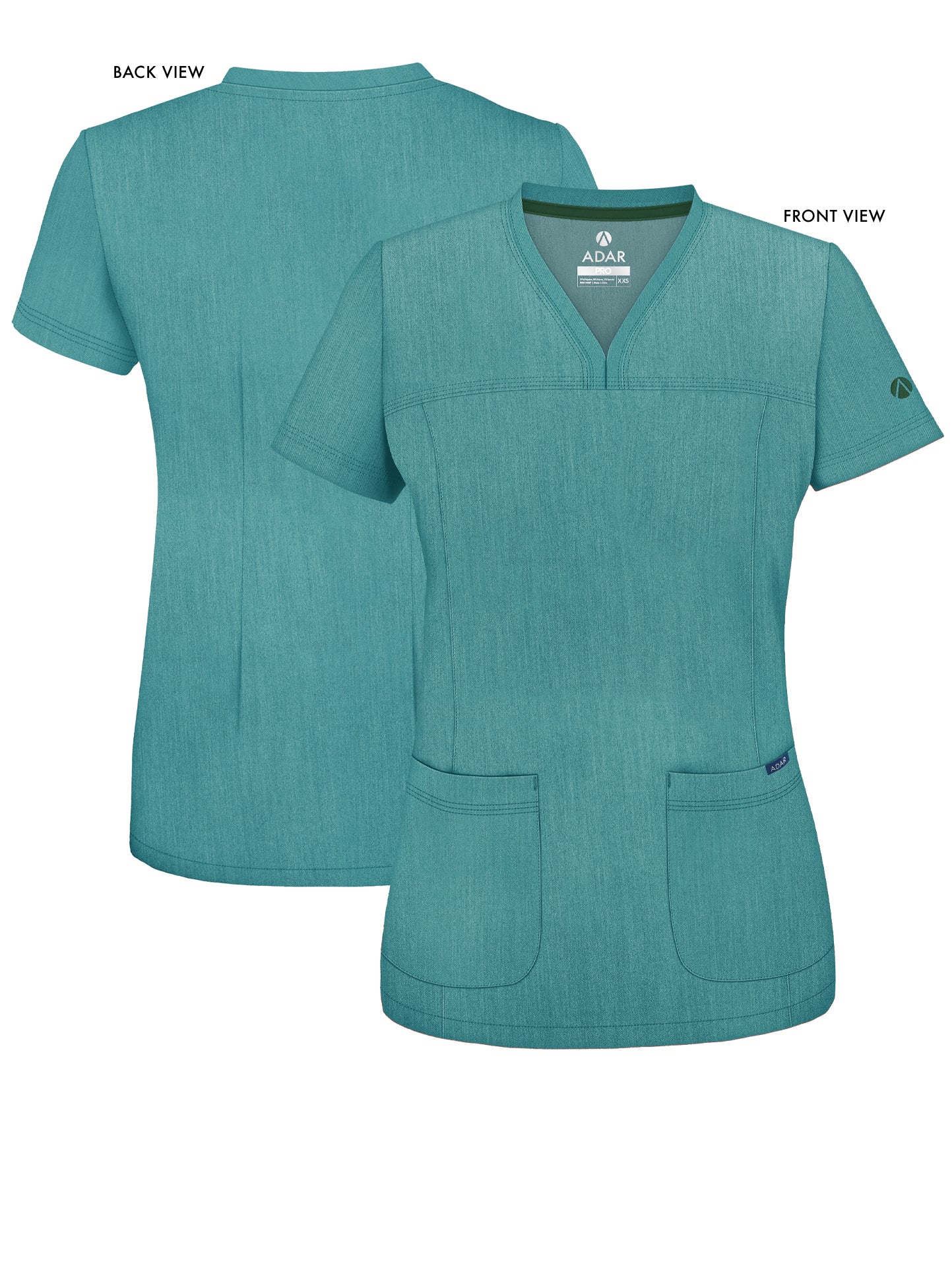 ADAR Pro Women's Sweetheart V-neck Scrub Top (More Color)