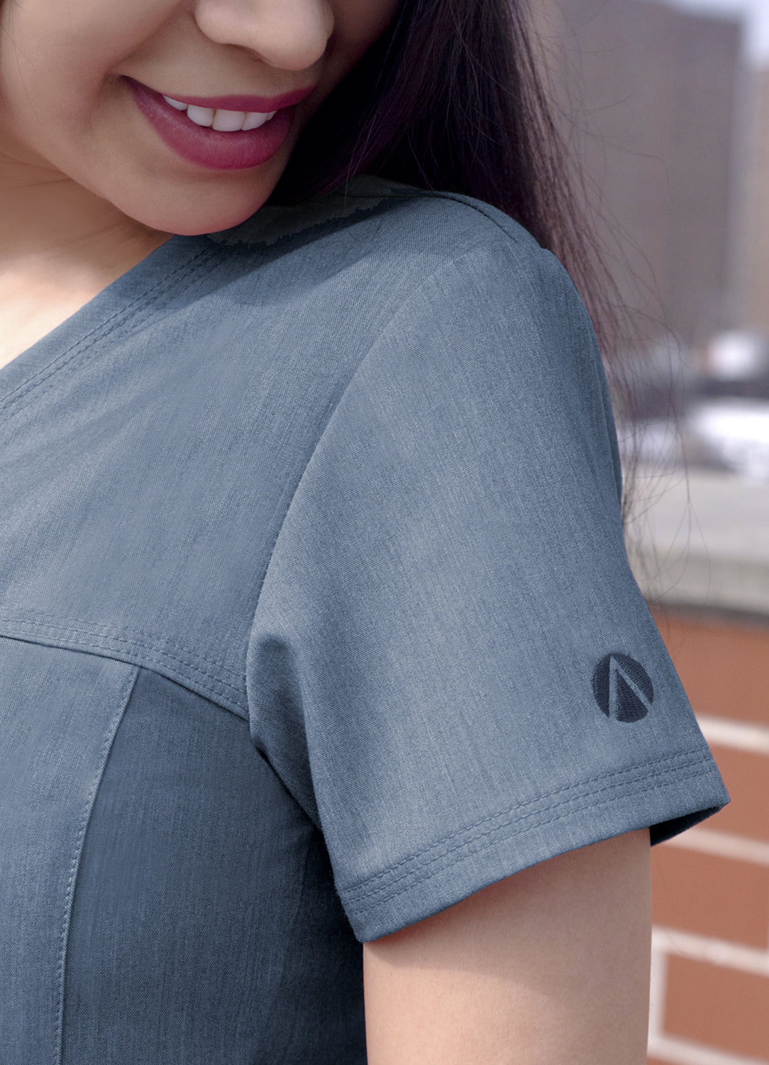 ADAR Pro Women's Sweetheart V-neck Scrub Top (More Color)