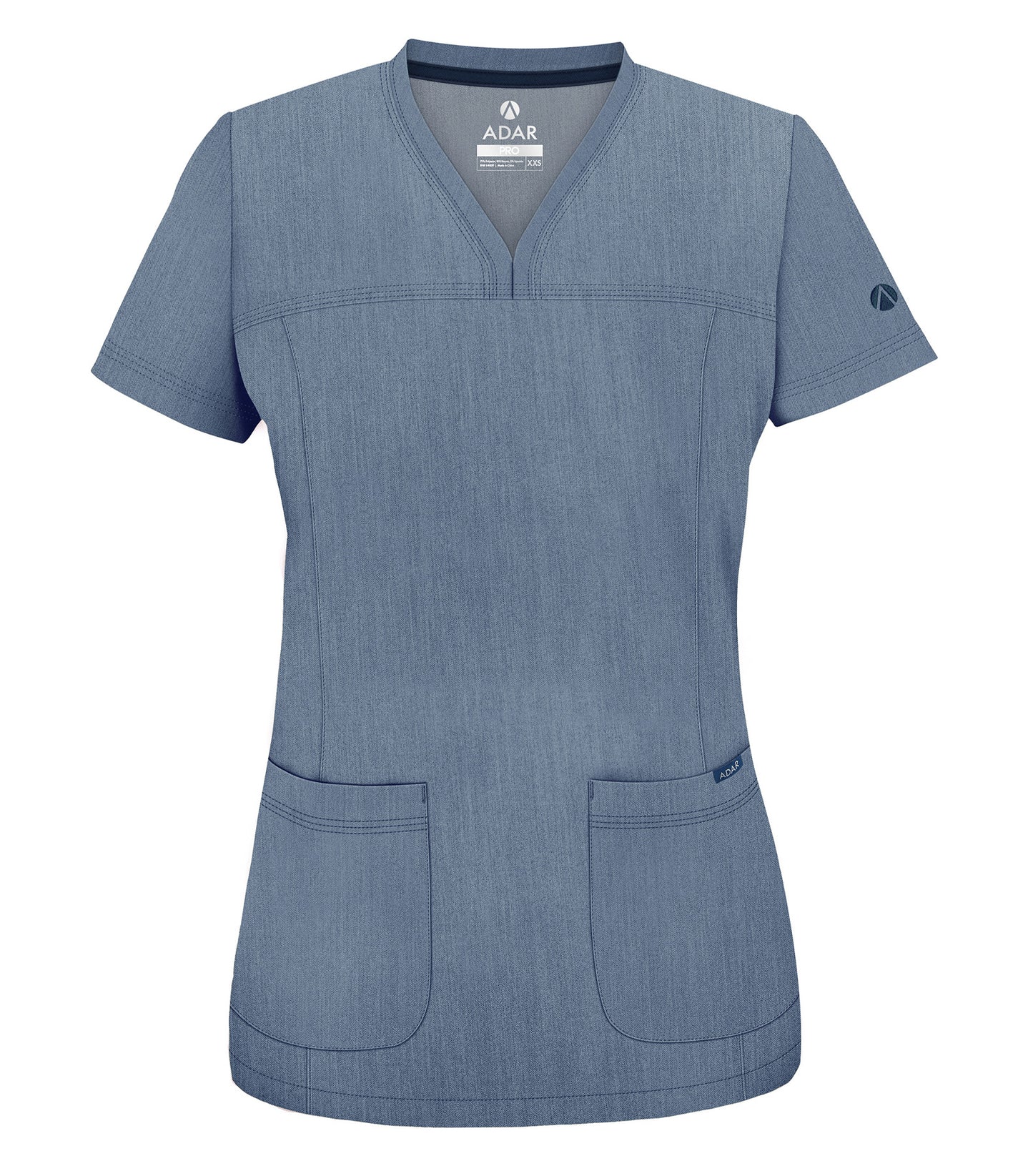 ADAR Pro Women's Sweetheart V-neck Scrub Top (More Color)