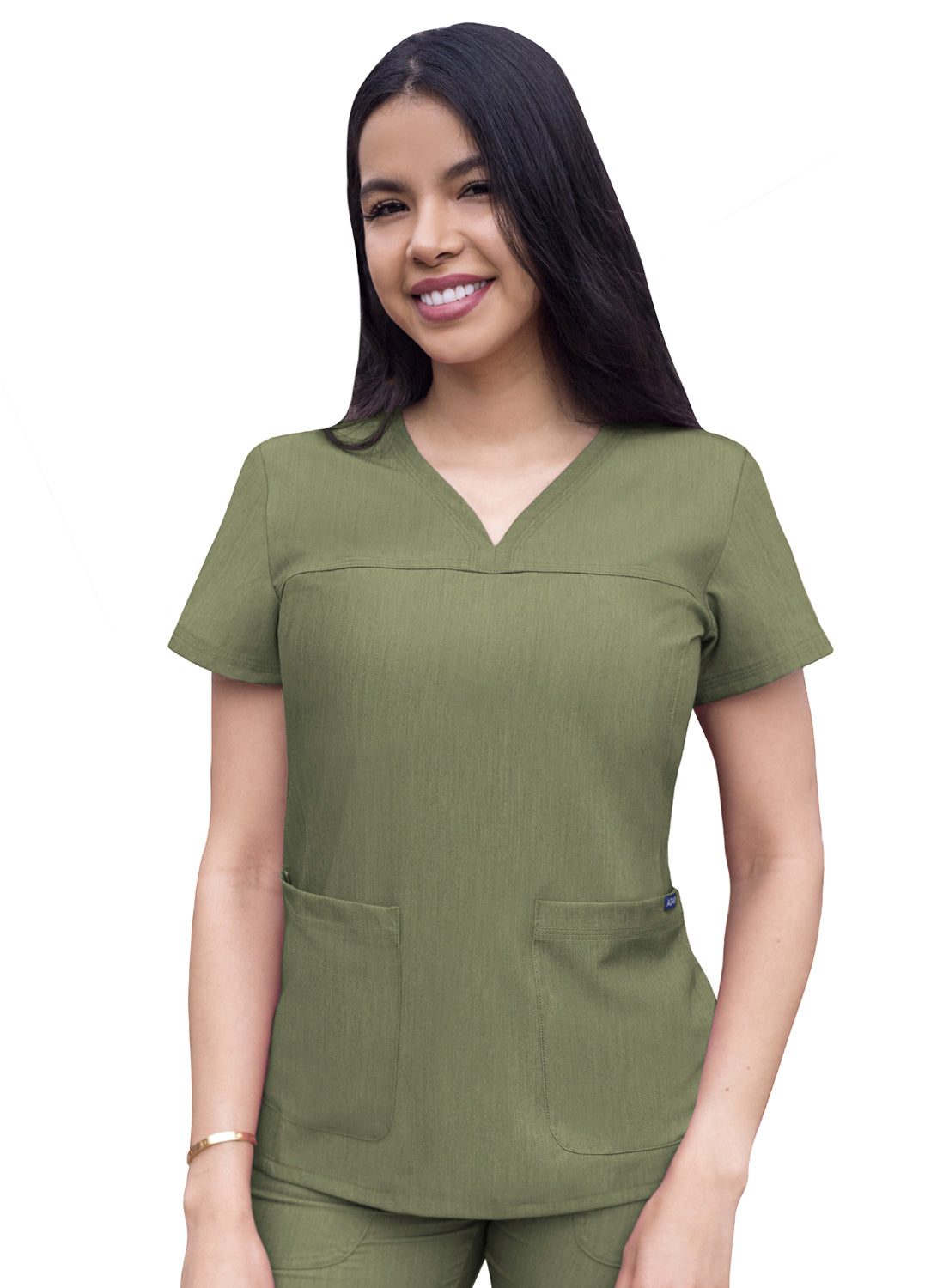 ADAR Pro Women's Sweetheart V-neck Scrub Top (More Color)