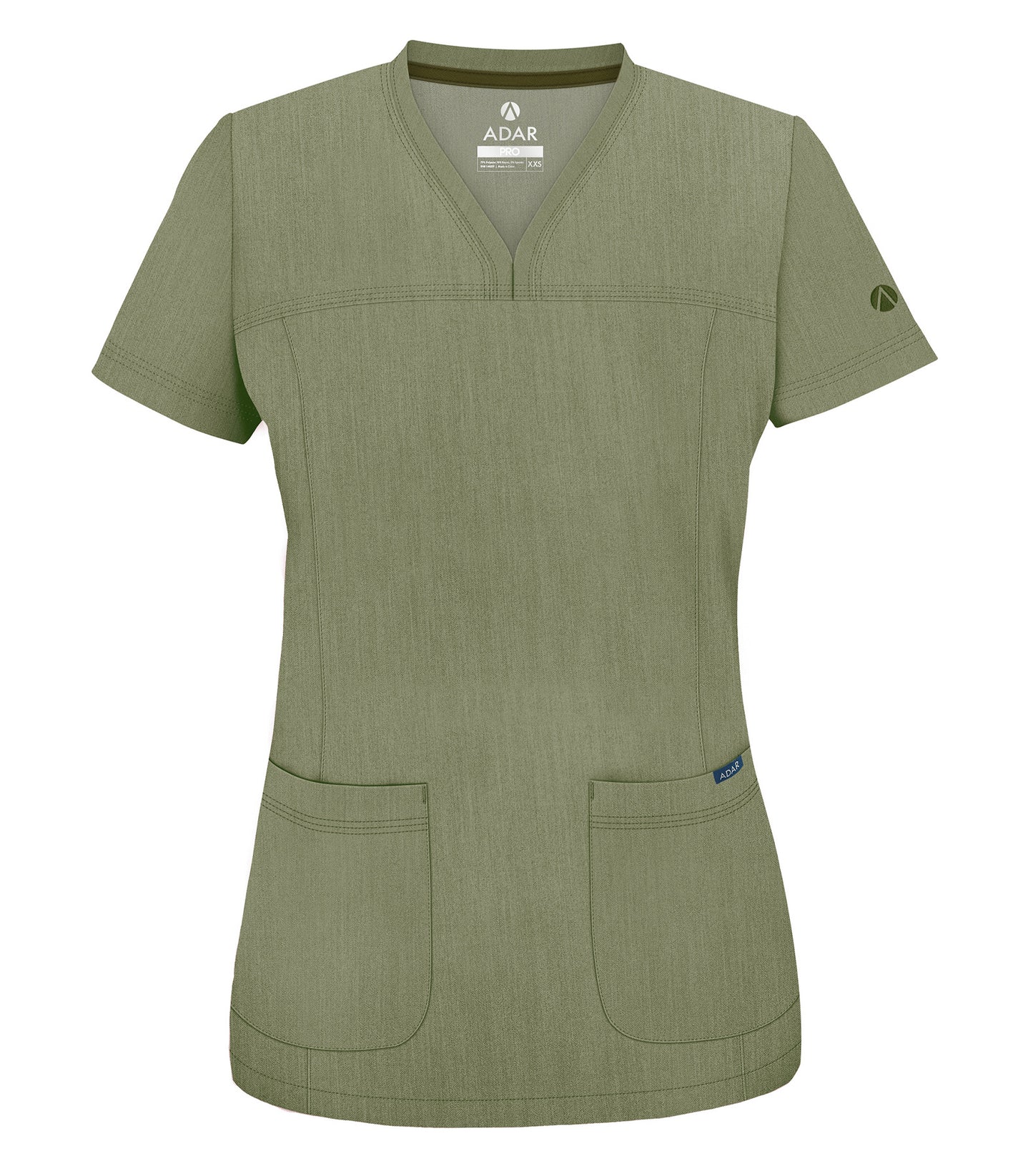 ADAR Pro Women's Sweetheart V-neck Scrub Top (More Color)