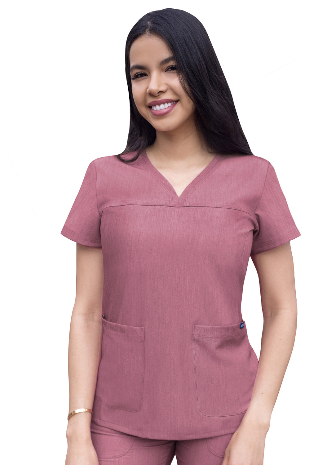 ADAR Pro Women's Sweetheart V-neck Scrub Top (More Color)