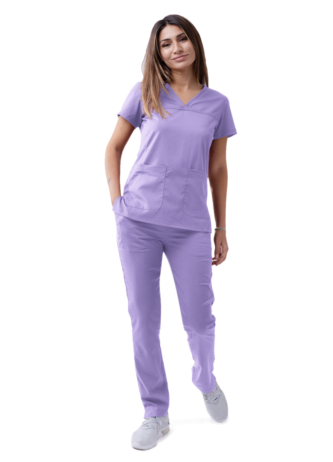 ADAR Pro Women's Sweetheart V-neck Scrub Top (More Color)