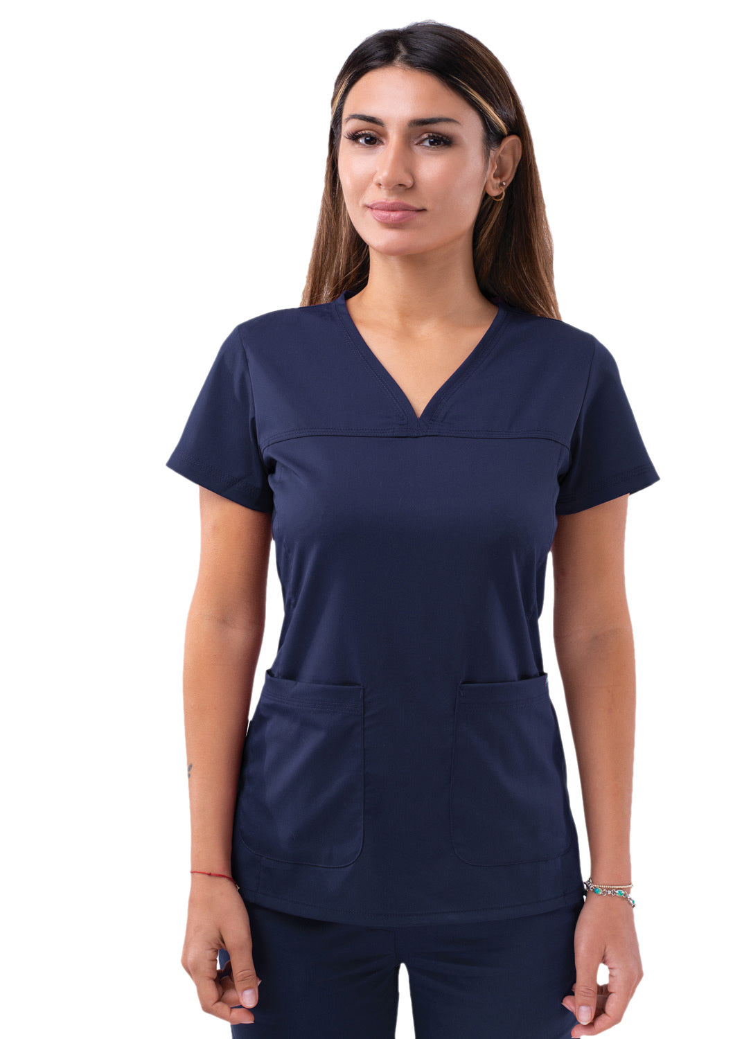ADAR Pro Women's Sweetheart V-neck Scrub Top (More Color)