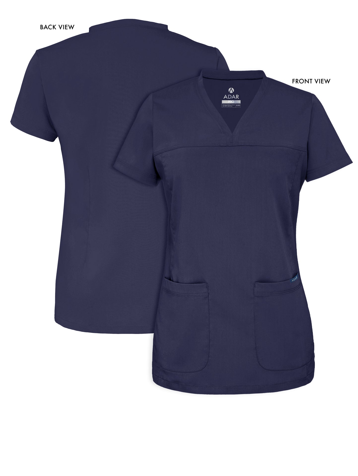 ADAR Pro Women's Sweetheart V-neck Scrub Top (More Color)