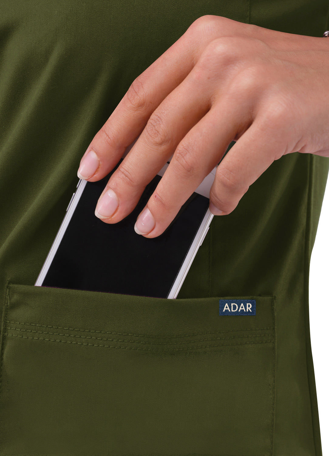 ADAR Pro Women's Sweetheart V-neck Scrub Top (More Color)