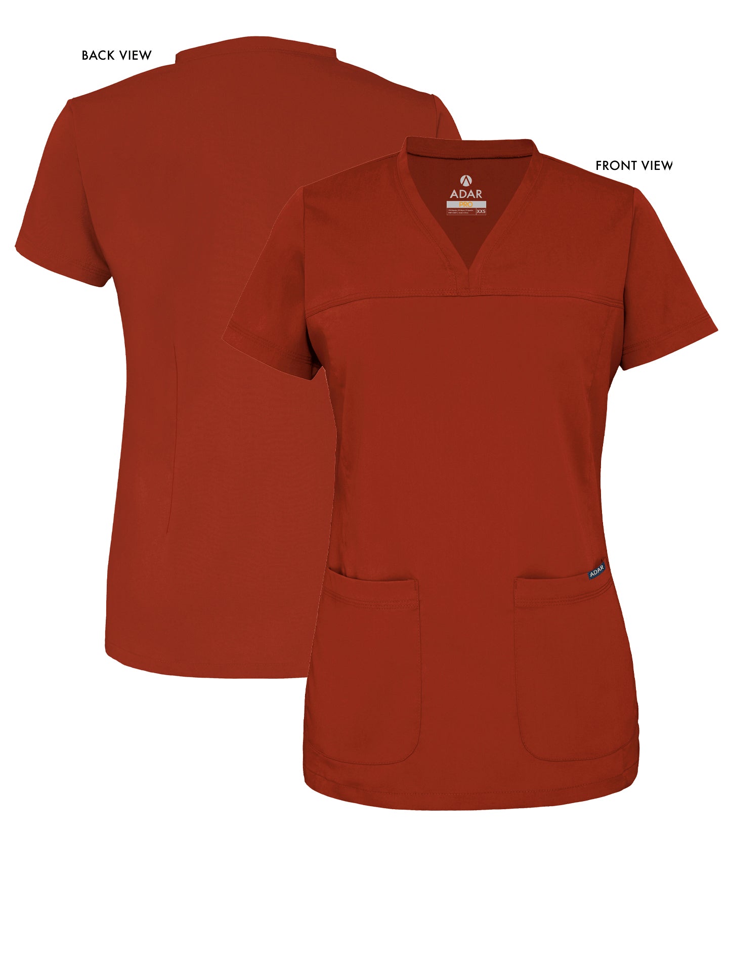 ADAR Pro Women's Sweetheart V-neck Scrub Top (More Color)