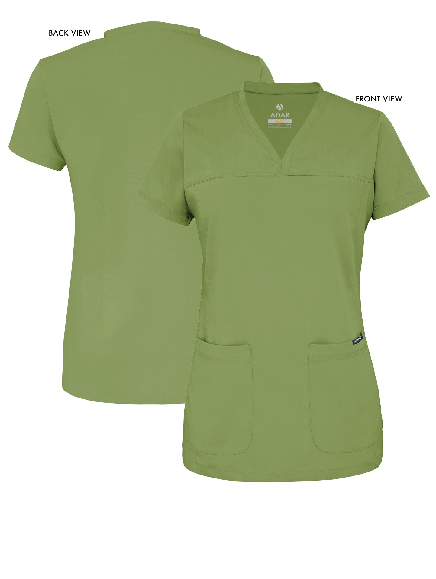ADAR Pro Women's Sweetheart V-neck Scrub Top (More Color)