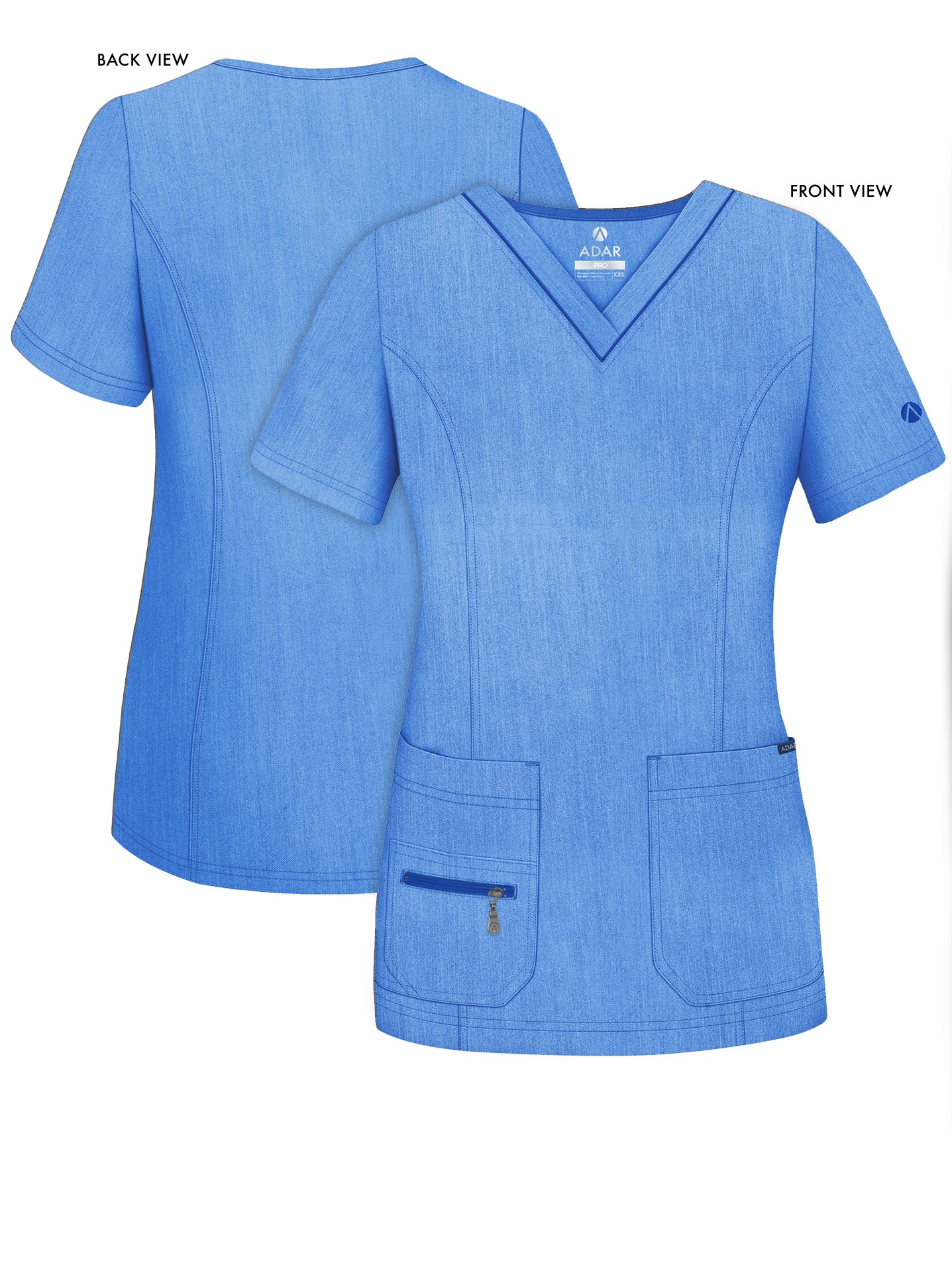 ADAR Pro Women's Elevated V-neck Scrub Top (More Color)