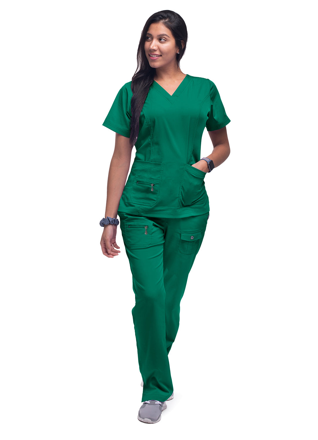 ADAR Pro Women's Elevated V-neck Scrub Top (More Color)