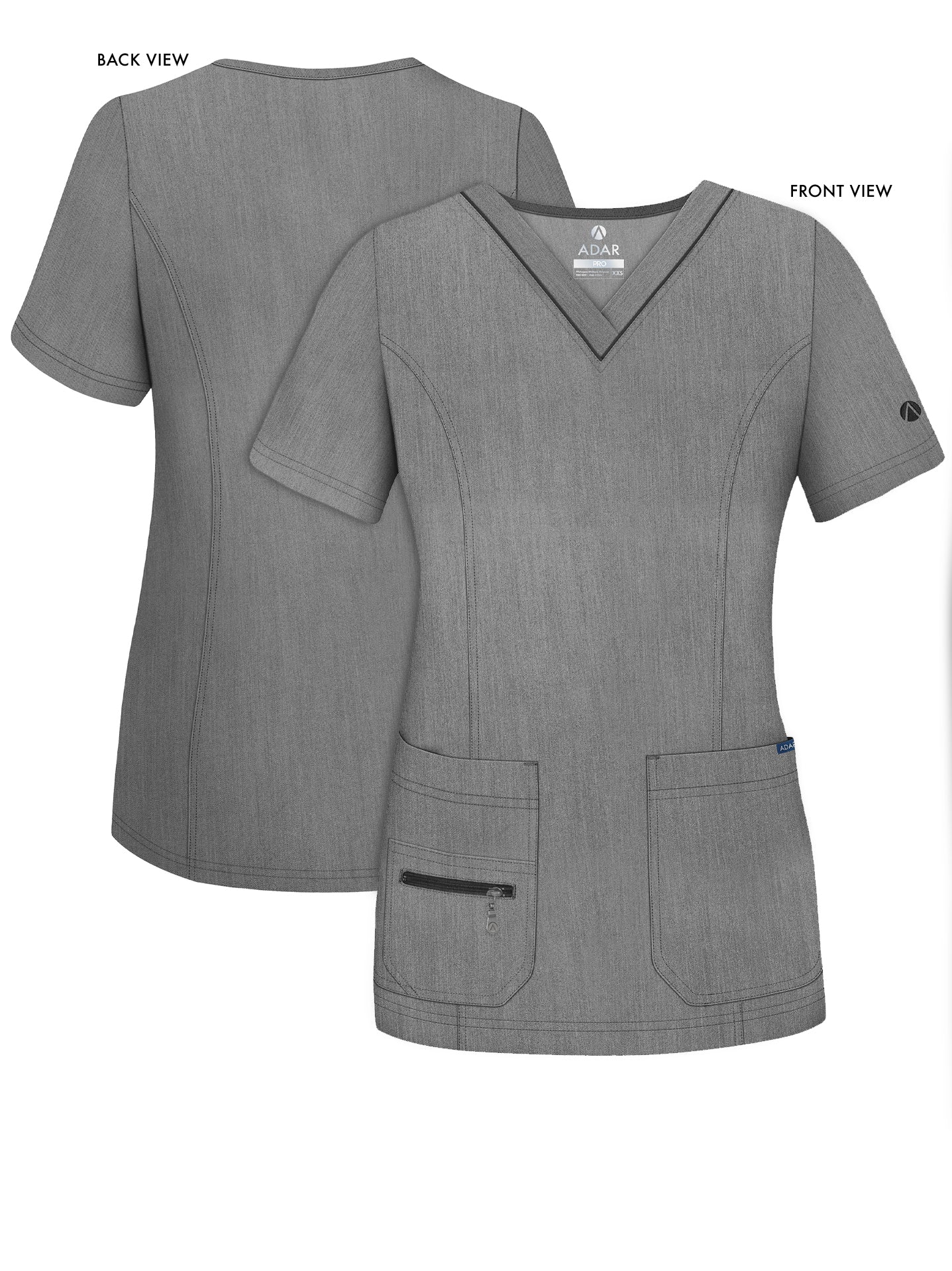 ADAR Pro Women's Elevated V-neck Scrub Top (More Color)