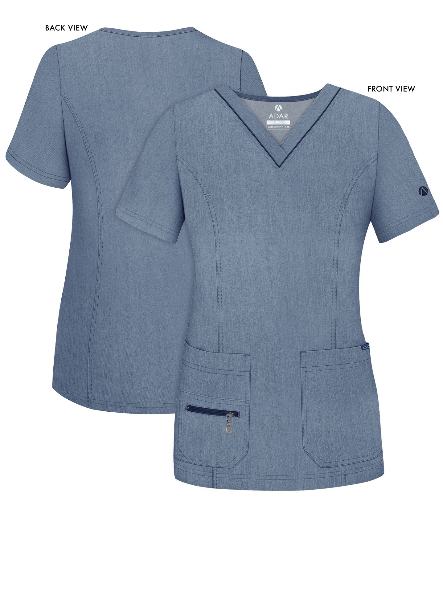 ADAR Pro Women's Elevated V-neck Scrub Top (More Color)