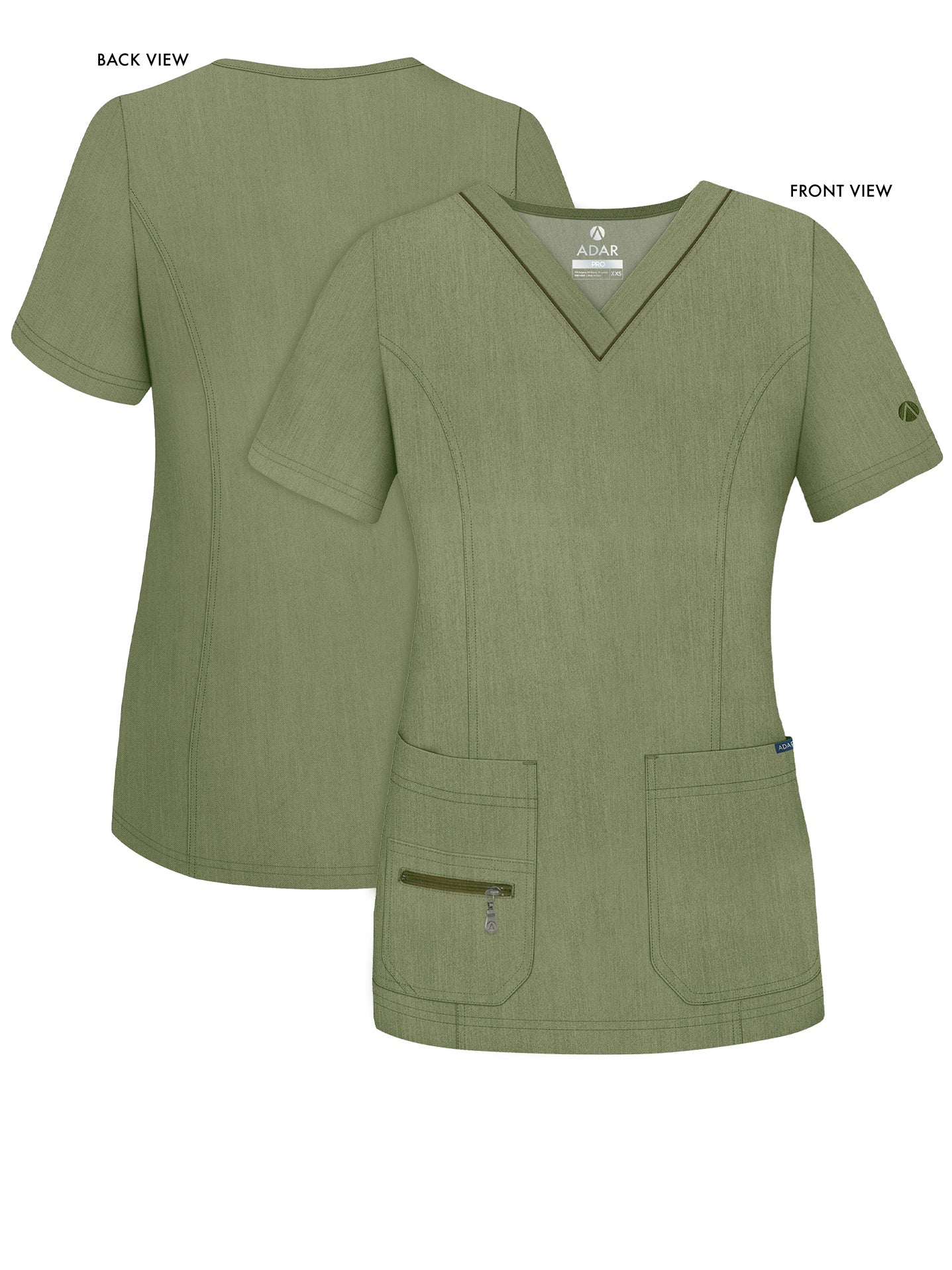ADAR Pro Women's Elevated V-neck Scrub Top (More Color)