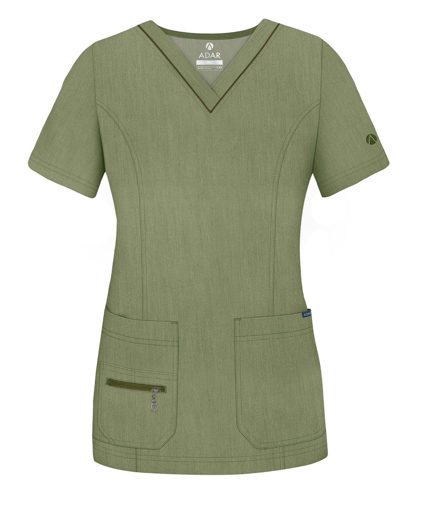 ADAR Pro Women's Elevated V-neck Scrub Top (More Color)