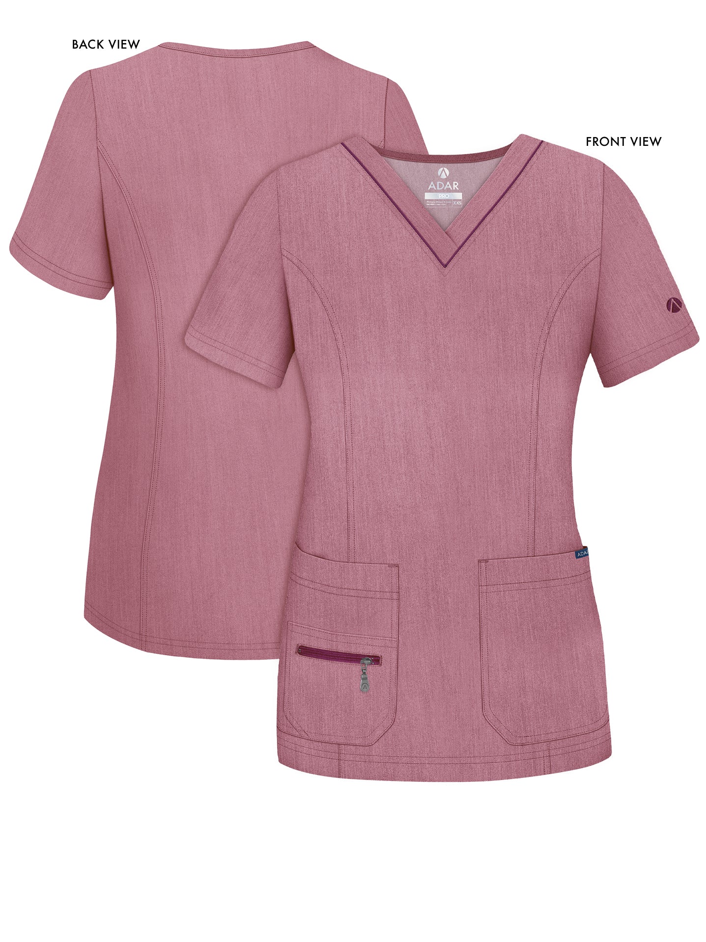 ADAR Pro Women's Elevated V-neck Scrub Top (More Color)