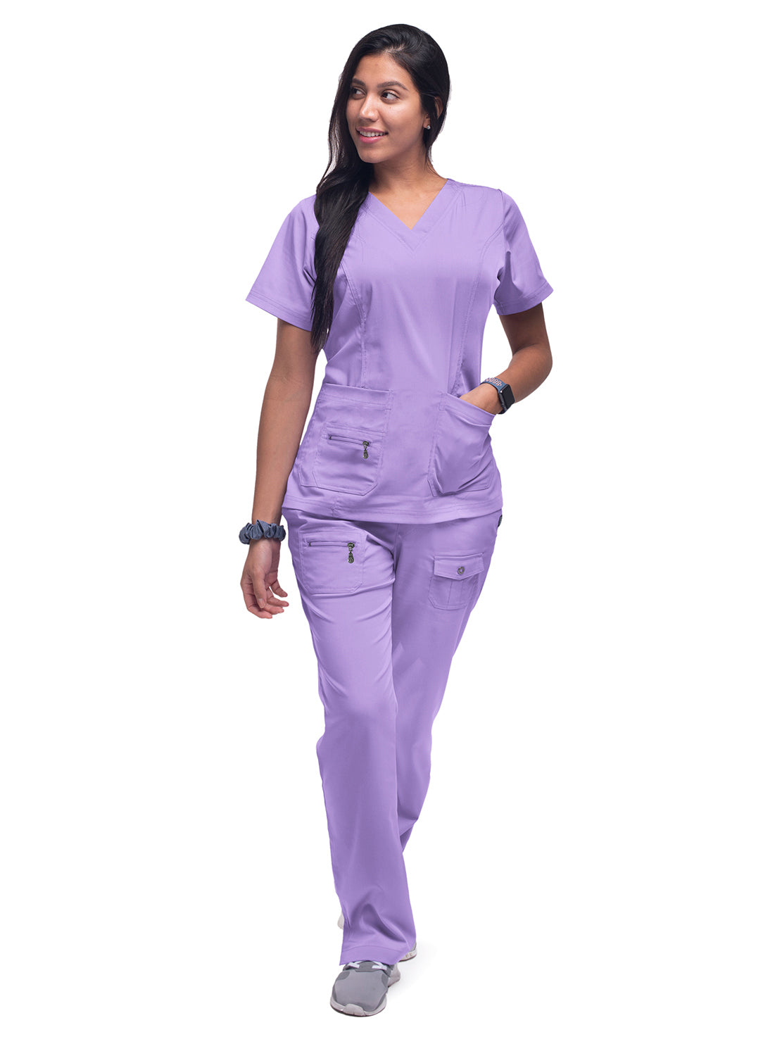 ADAR Pro Women's Elevated V-neck Scrub Top (More Color)