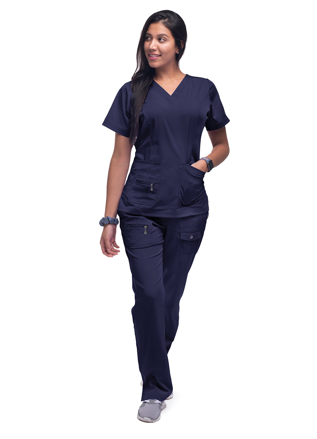ADAR Pro Women's Elevated V-neck Scrub Top (More Color)