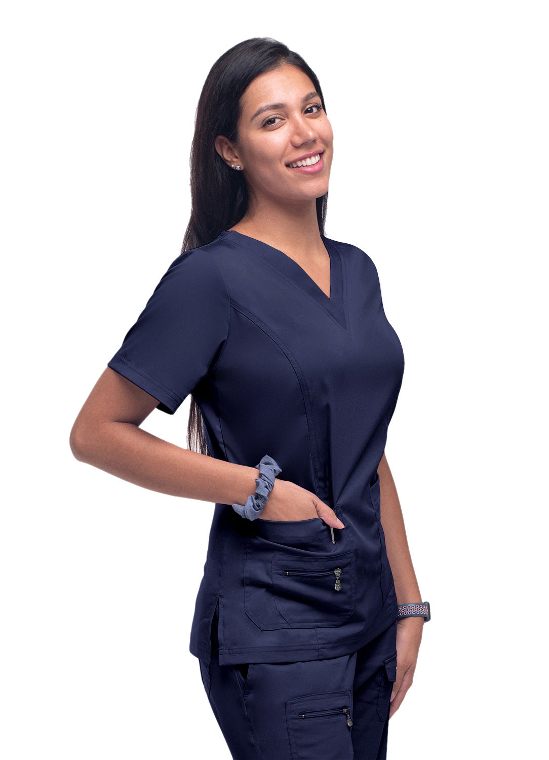 ADAR Pro Women's Elevated V-neck Scrub Top (More Color)