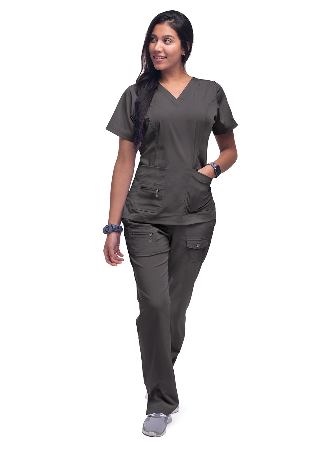 ADAR Pro Women's Elevated V-neck Scrub Top (More Color)