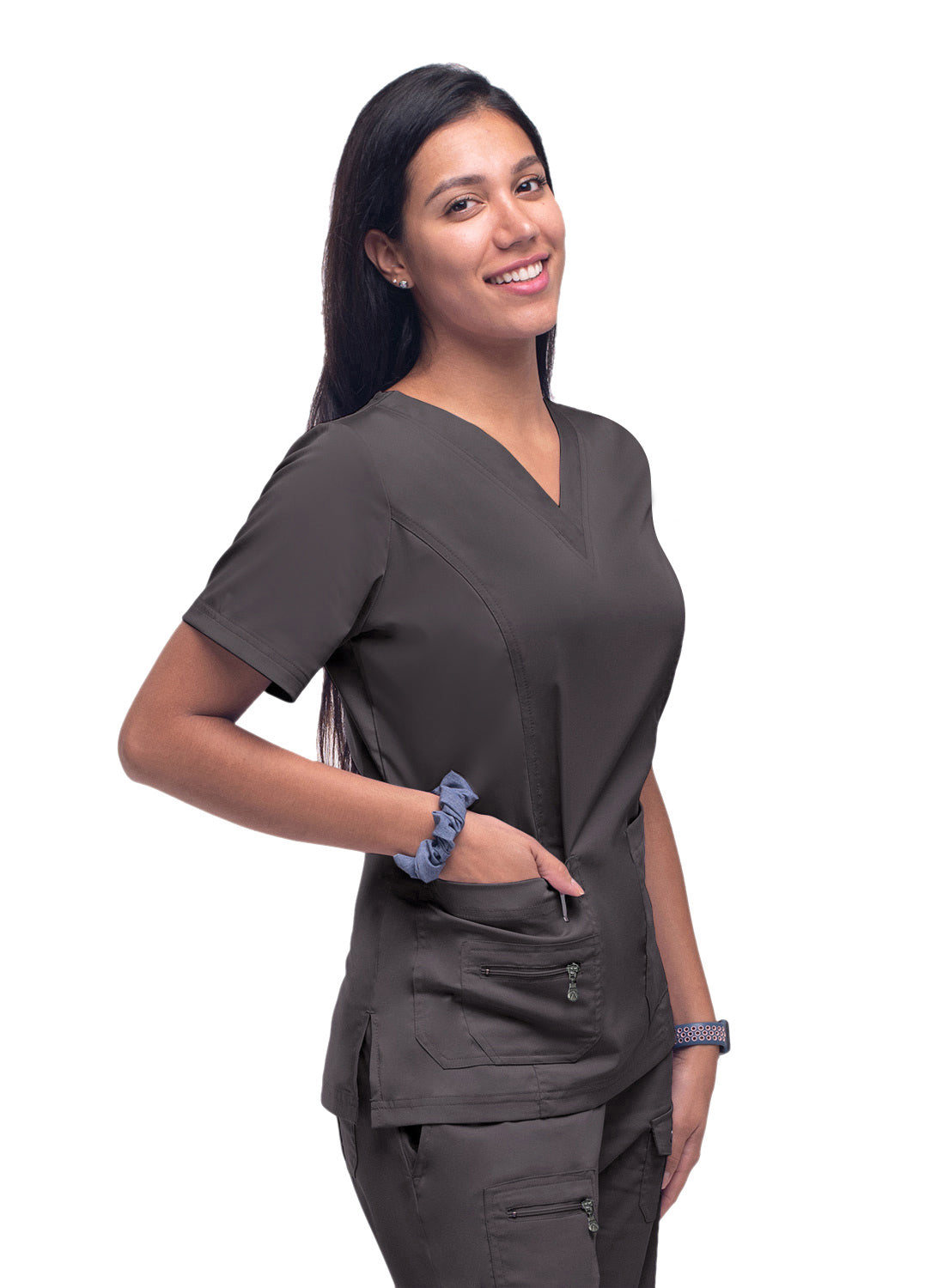 ADAR Pro Women's Elevated V-neck Scrub Top (More Color)