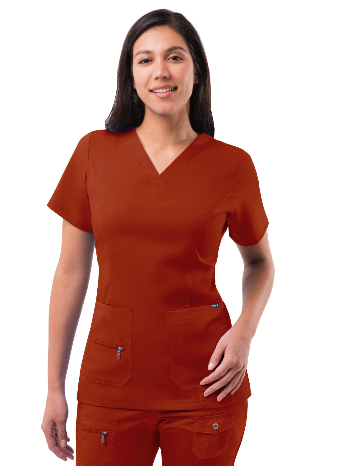 ADAR Pro Womens Elevated V-neck Scrub Top (More Color)