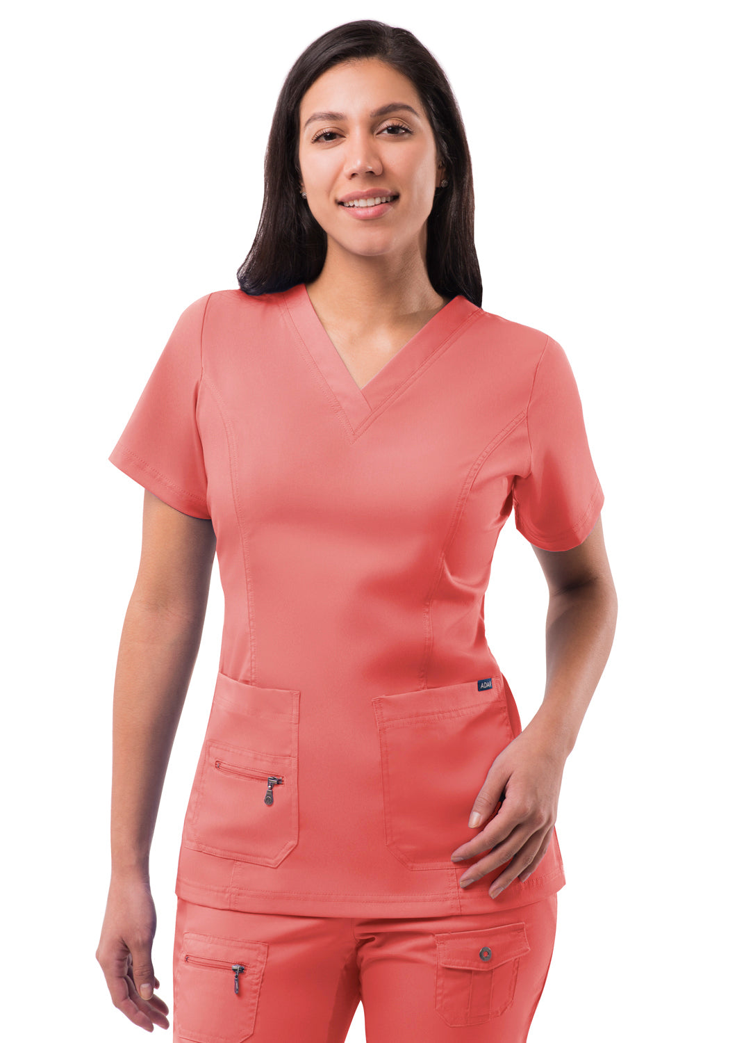 ADAR Pro Womens Elevated V-neck Scrub Top (More Color)