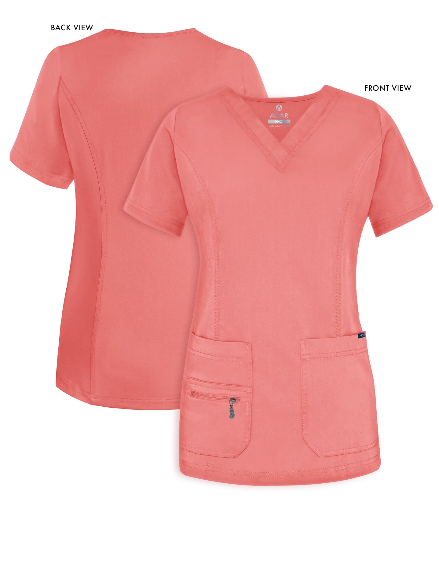 ADAR Pro Womens Elevated V-neck Scrub Top (More Color)