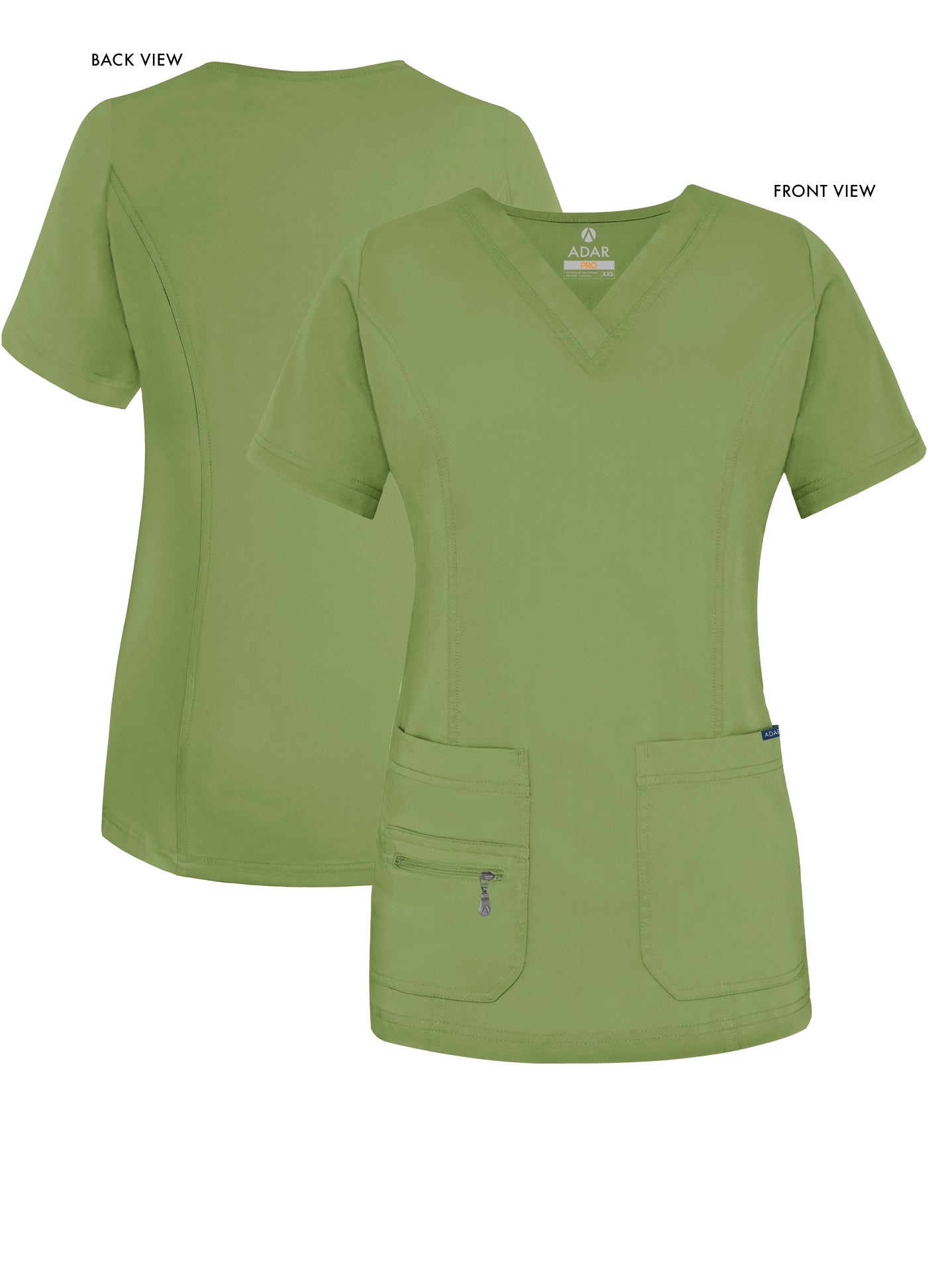 ADAR Pro Womens Elevated V-neck Scrub Top (More Color)
