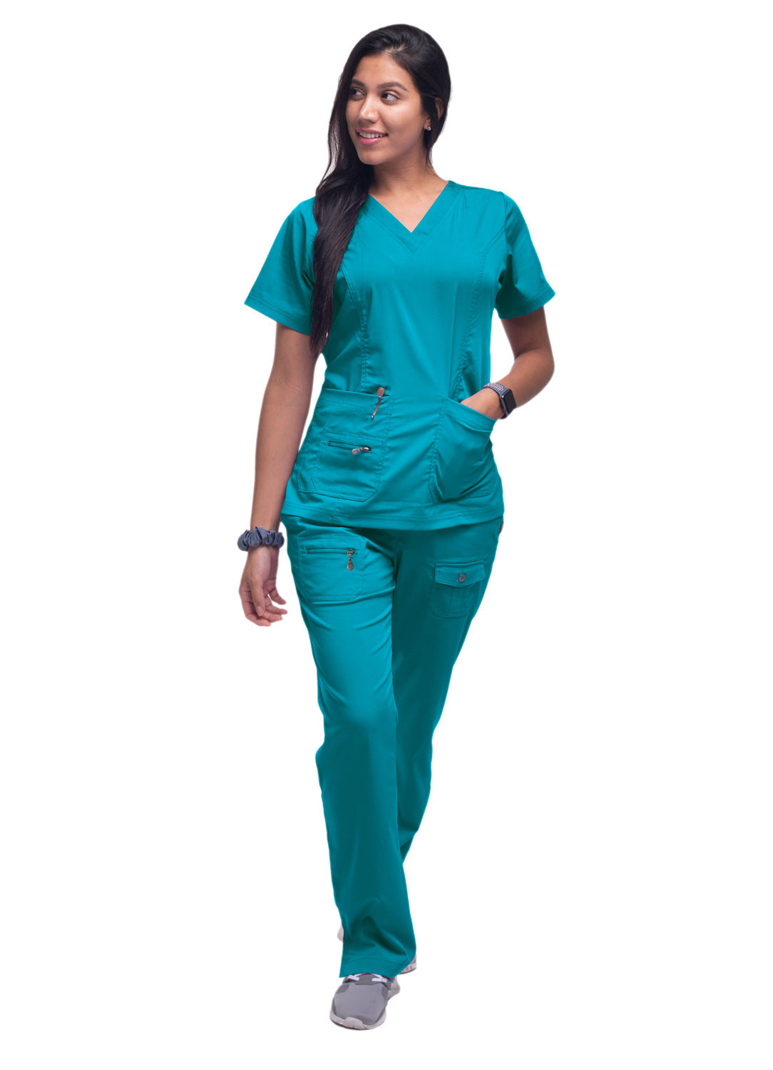ADAR Pro Womens Elevated V-neck Scrub Top (More Color)