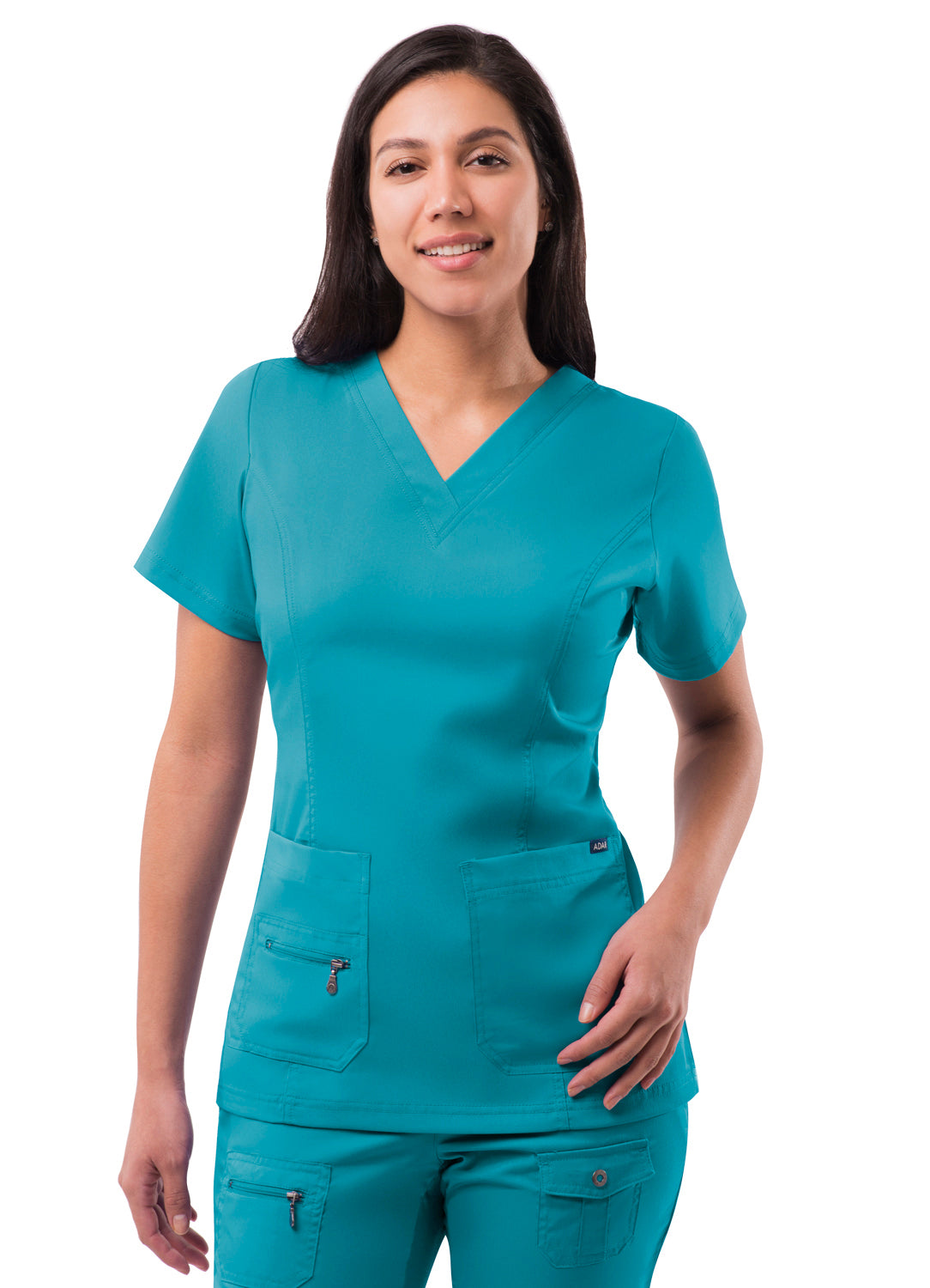 ADAR Pro Womens Elevated V-neck Scrub Top (More Color)