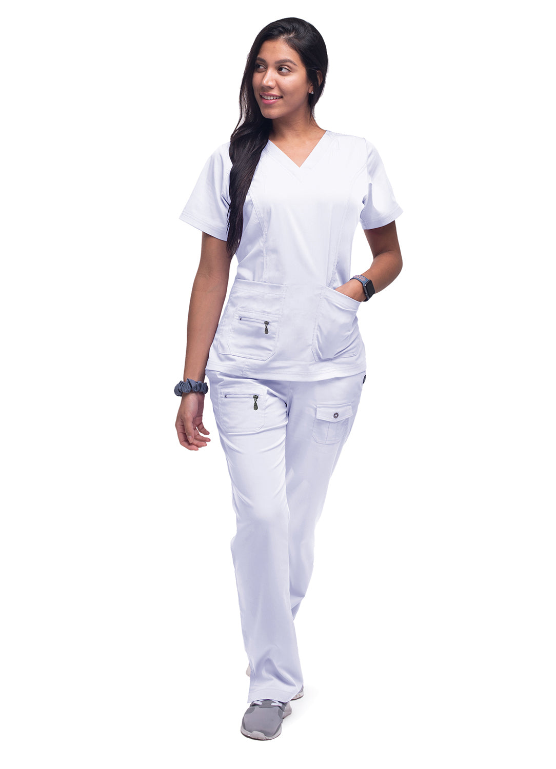 ADAR Pro Womens Elevated V-neck Scrub Top (More Color)