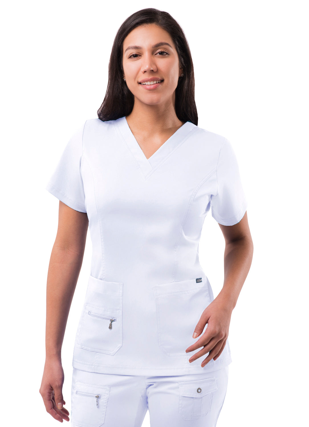 ADAR Pro Womens Elevated V-neck Scrub Top (More Color)