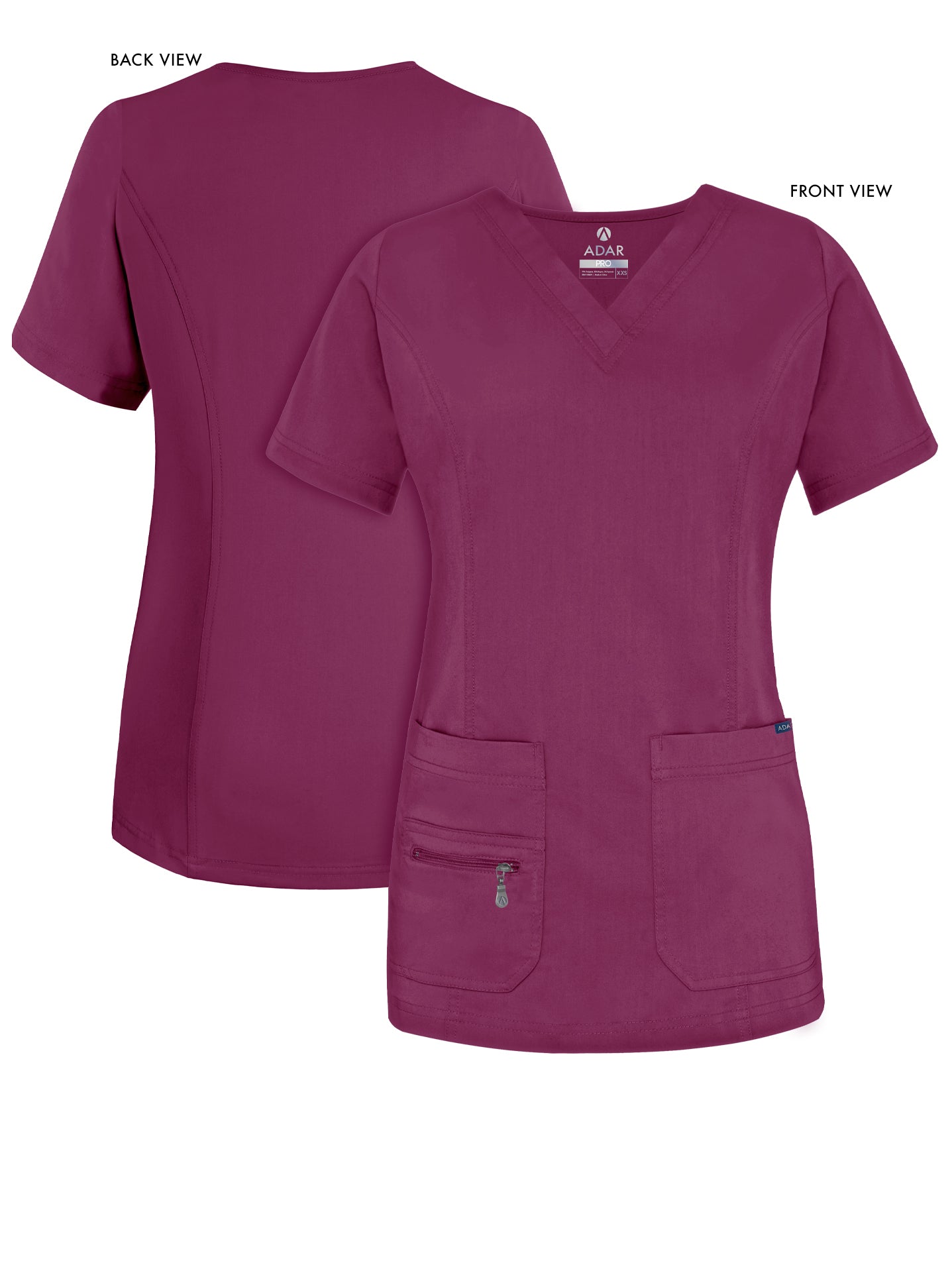 ADAR Pro Womens Elevated V-neck Scrub Top (More Color)