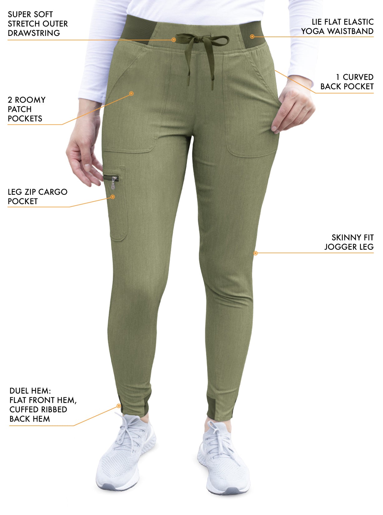 ADAR Pro Women's Ultimate Yoga Jogger Pant (More Color)