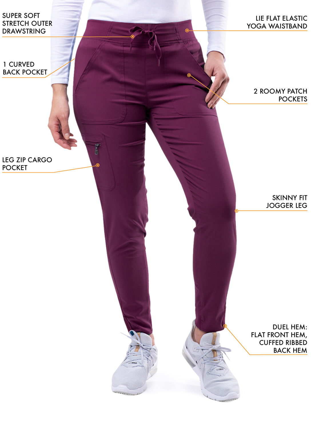 ADAR Pro Women's Ultimate Yoga Jogger Pant Tall (More Color)