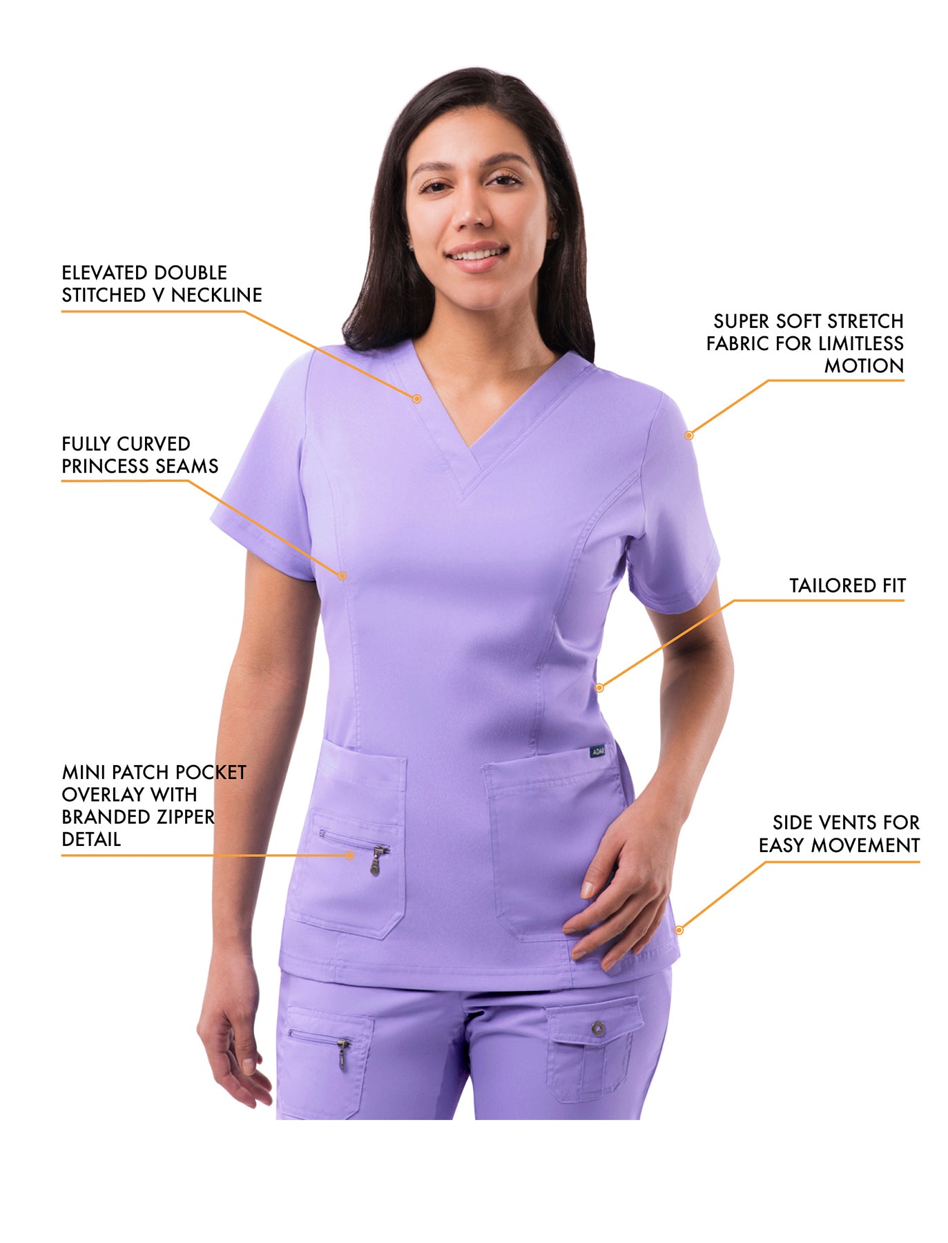 ADAR Pro Women's Flawless Plus Scrub Set (More Color)