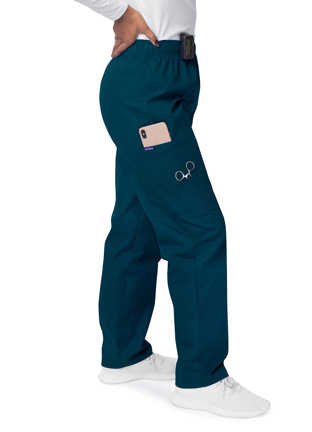 Sivvan Comfort Elastic Drawstring Cargo Pants