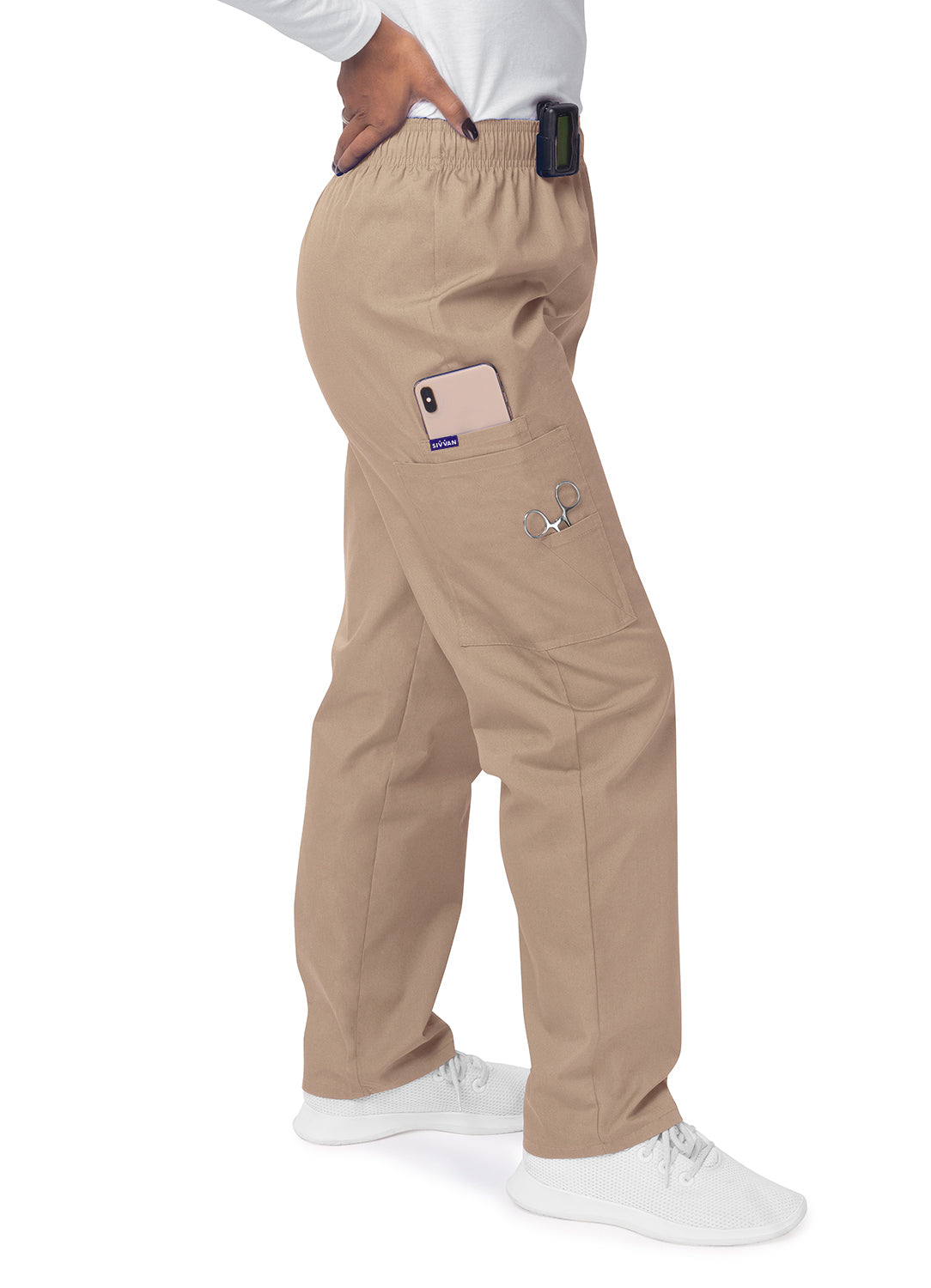 Sivvan Comfort Elastic Drawstring Cargo Pants