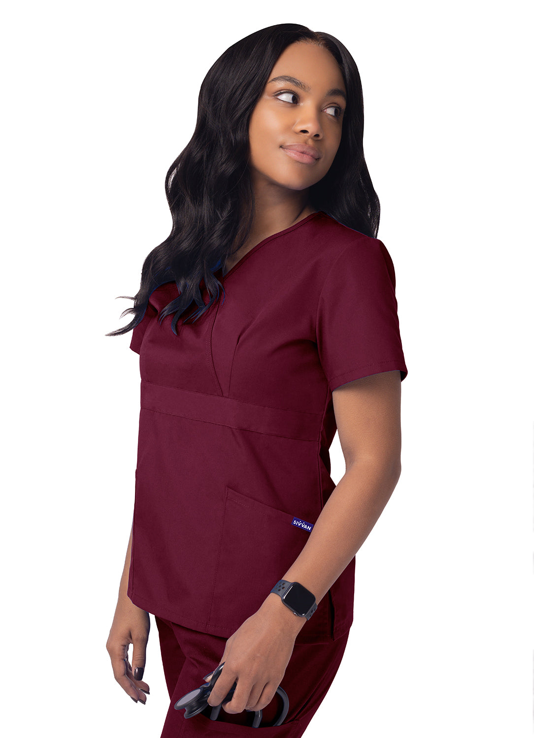 Sivvan Women's Mock Wrap Top