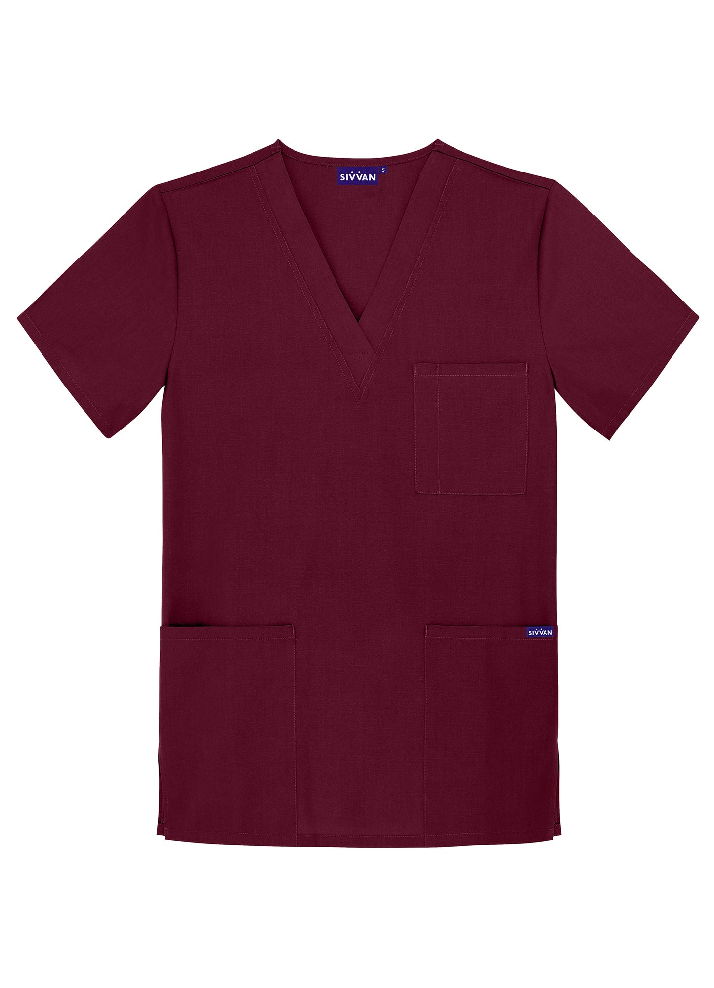 Sivvan Unisex V-Neck 3 Pocket Top