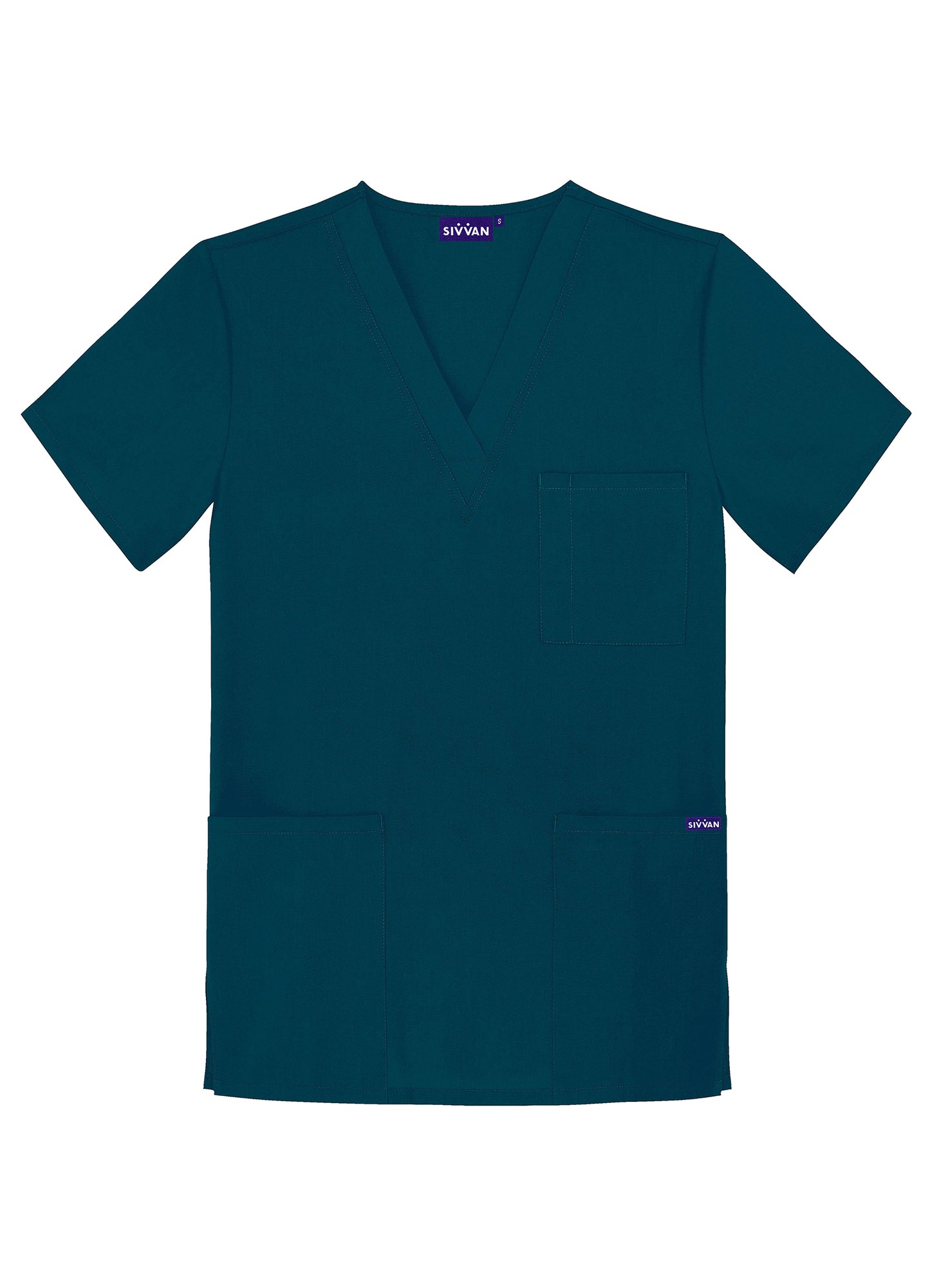 Sivvan Unisex V-Neck 3 Pocket Top